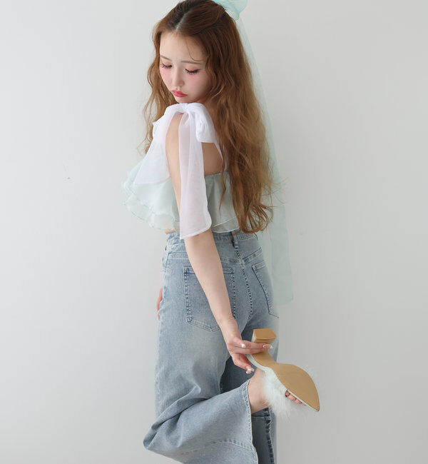  「swimwear/肩リボンワンショル(3点セット)」|その他|