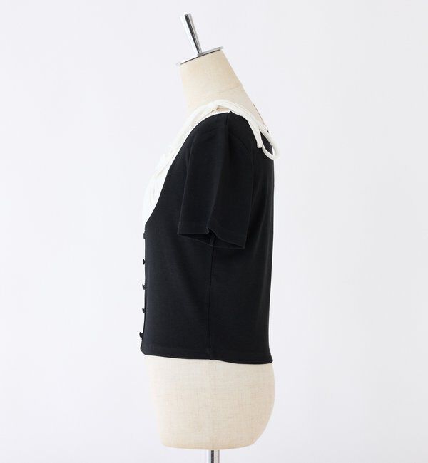  「【WEB限定】レイヤード半袖トップス」|プルオーバー|