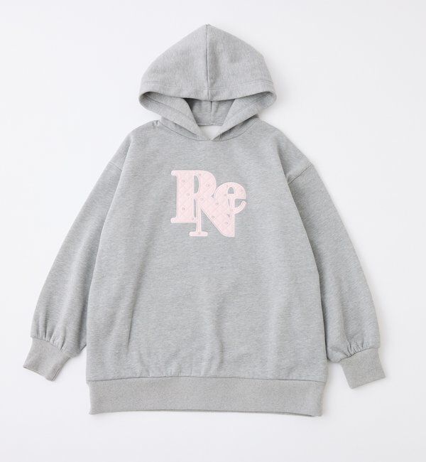  「キルティングロゴゆるパーカー」|プルオーバー|