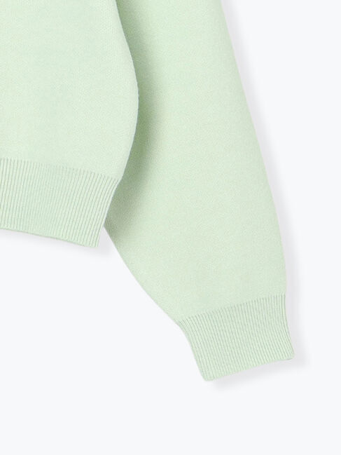 Te chichi TERRASSE「リボンモチーフロゴニットプルオーバー」|ニット・セーター|