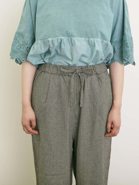 Samansa Mos2「レーヨン麻ゆるストレートパンツ」|その他|