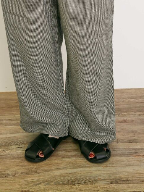 Samansa Mos2「レーヨン麻ゆるストレートパンツ」|その他|