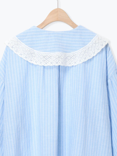 Samansa Mos2「【2WAY】レースBig襟取り外しブラウス」|シャツ・ブラウス|