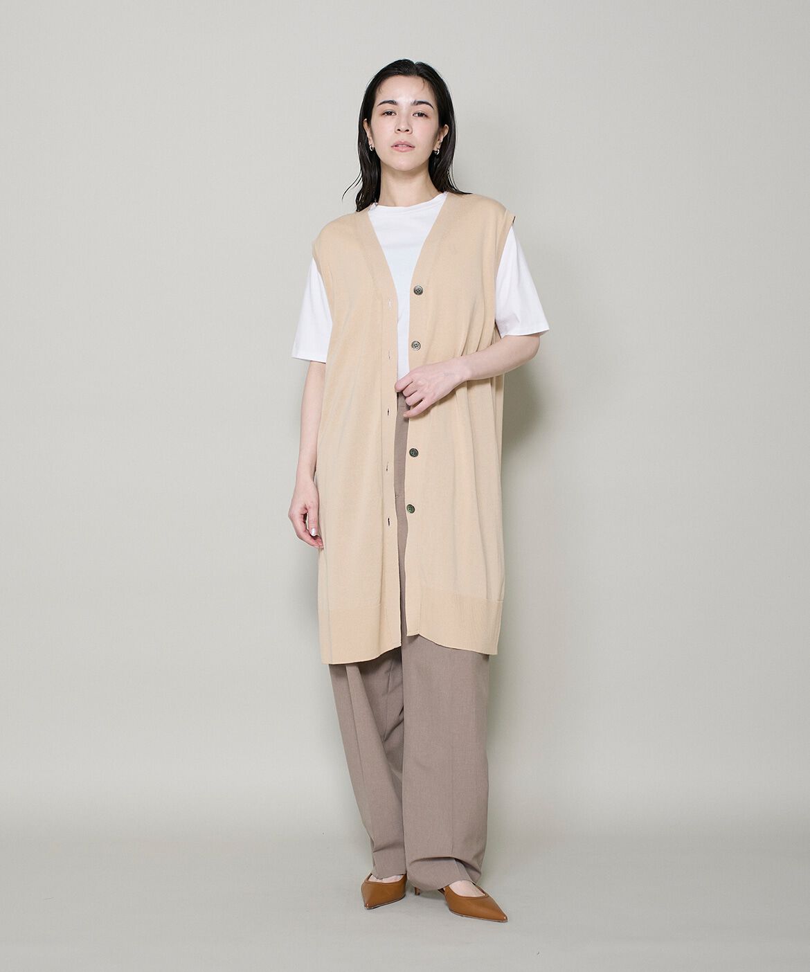 DAY by DAY it&rsquo;s international「ロングニットジレ」|ニット・セーター|