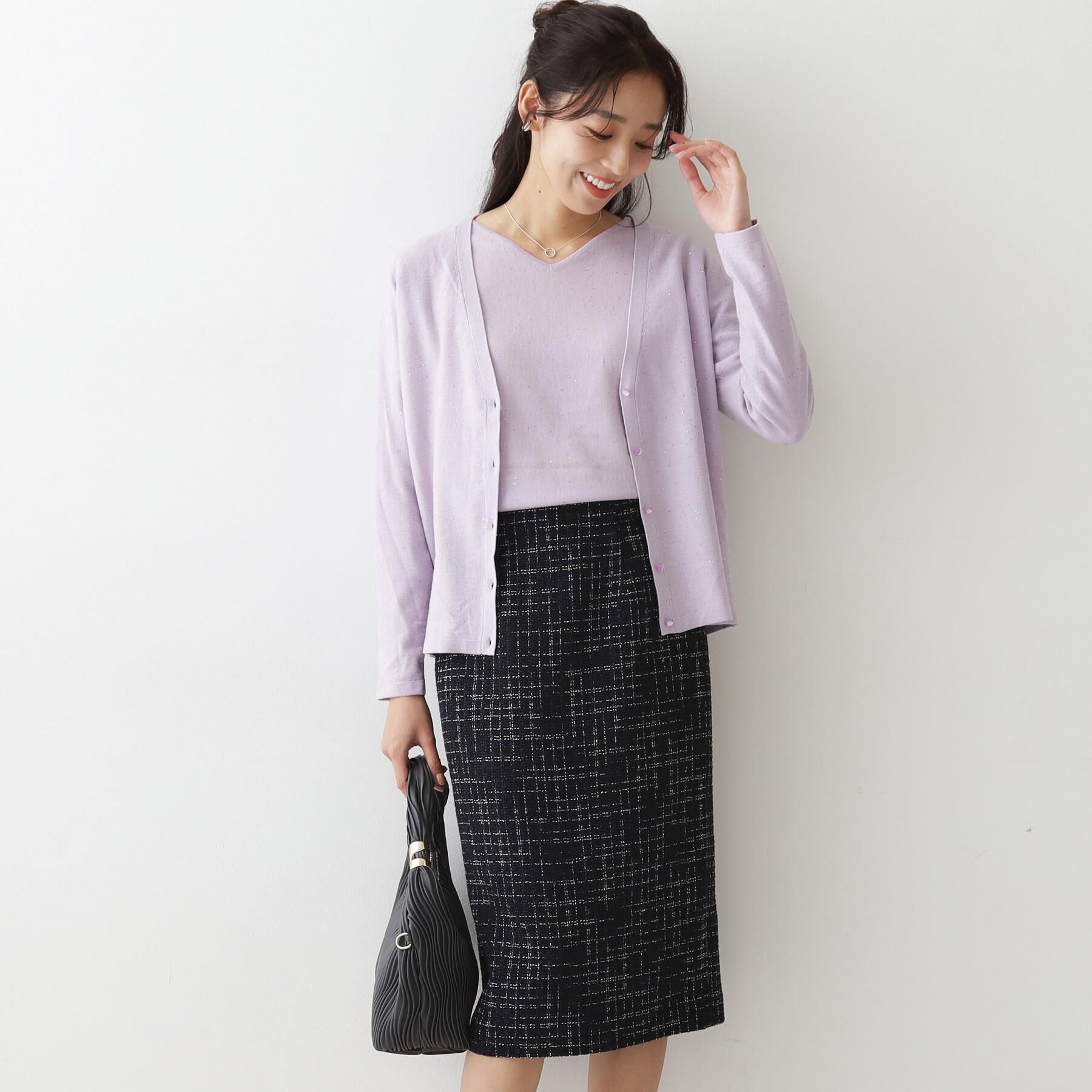 COUP DE CHANCE「【日本製】ツイードタイトスカート」|スカート|