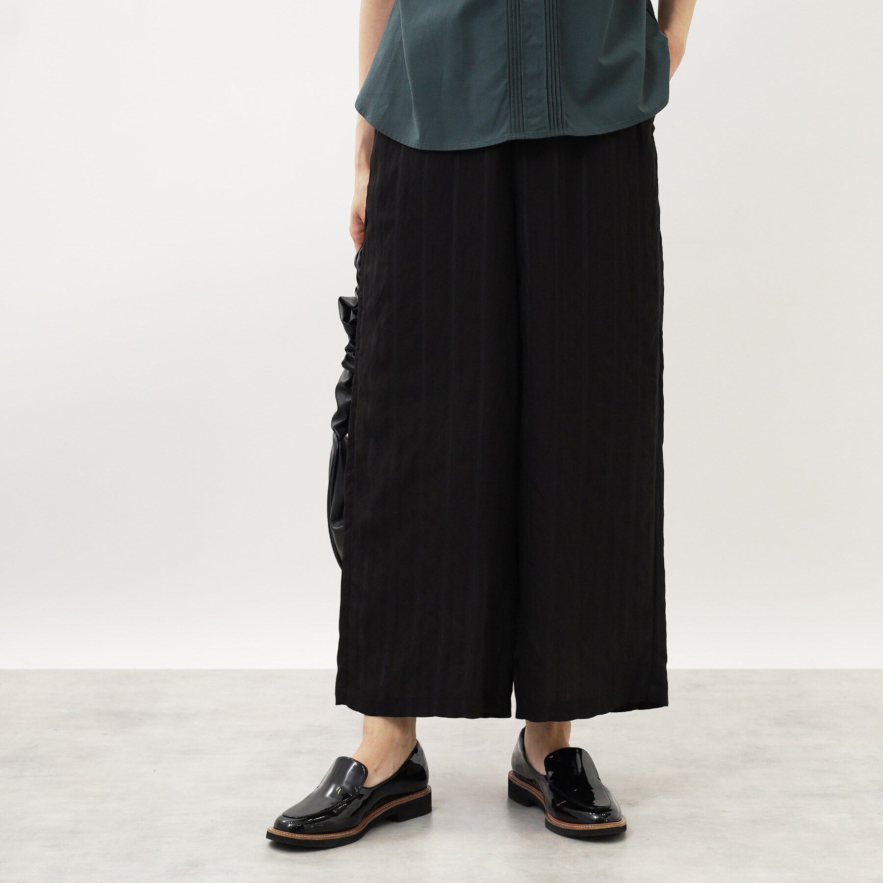 Reflect「【SALE／E‐QUALITY／手洗い可】ストライプワイドストレートパンツ」|その他|