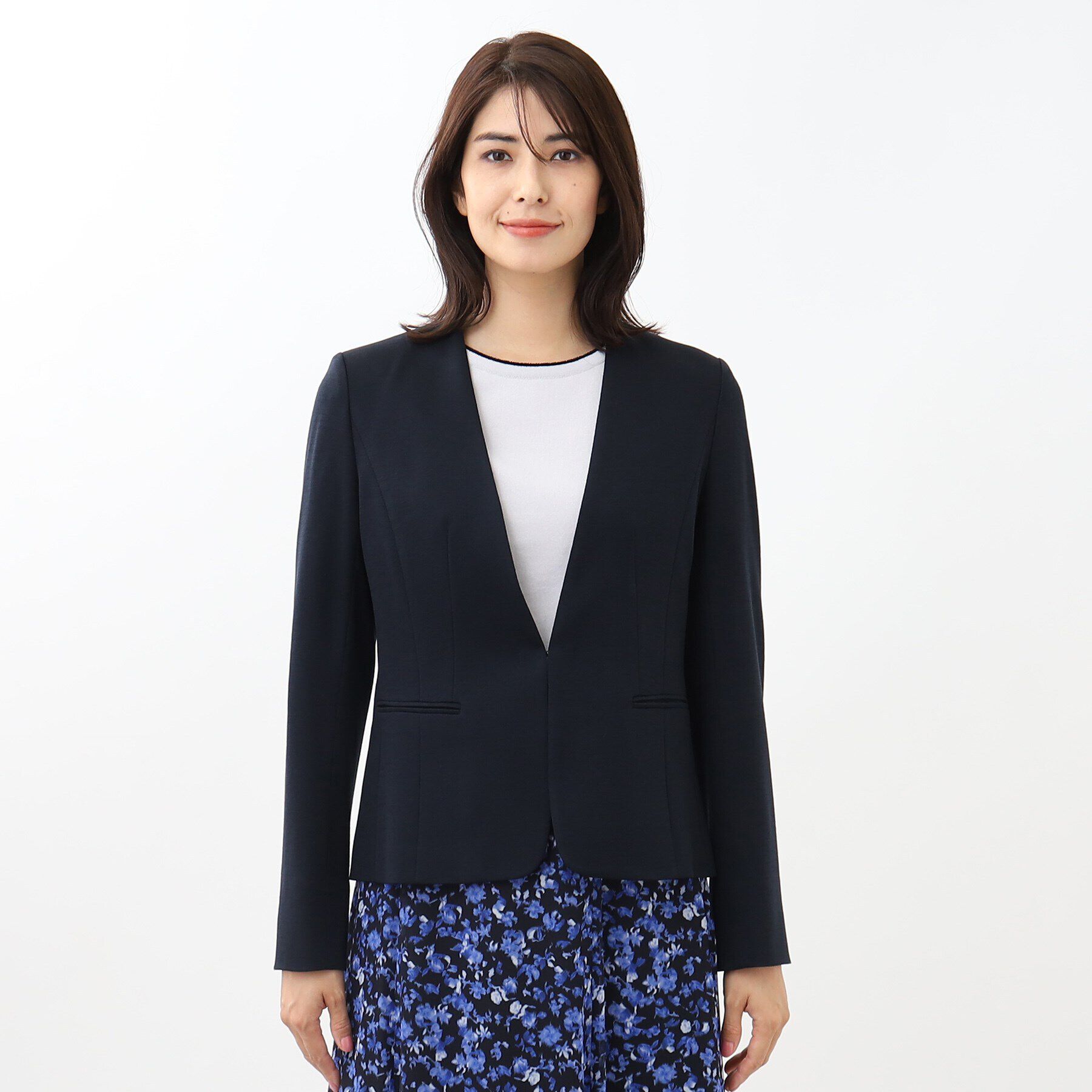 Reflect「【匠シリーズ／手洗い可】匠ジャケット／ノーカラー」|ノーカラージャケット|