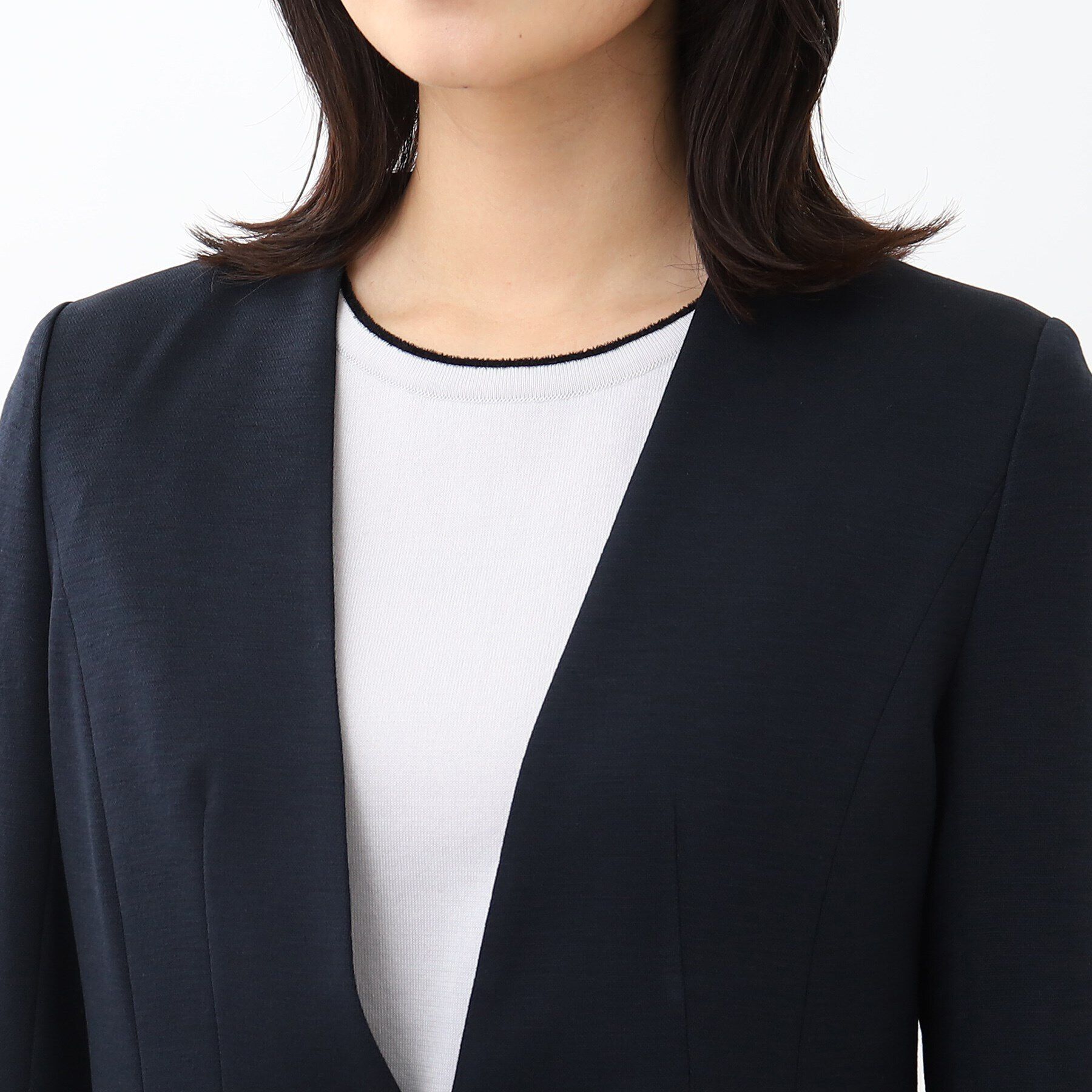 Reflect「【匠シリーズ／手洗い可】匠ジャケット／ノーカラー」|ノーカラージャケット|