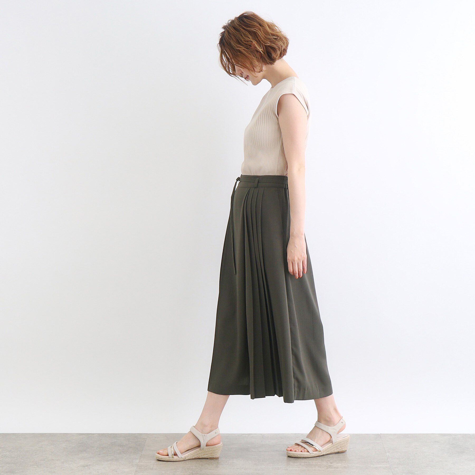 grove「スカート見えプリーツパンツ」|その他|