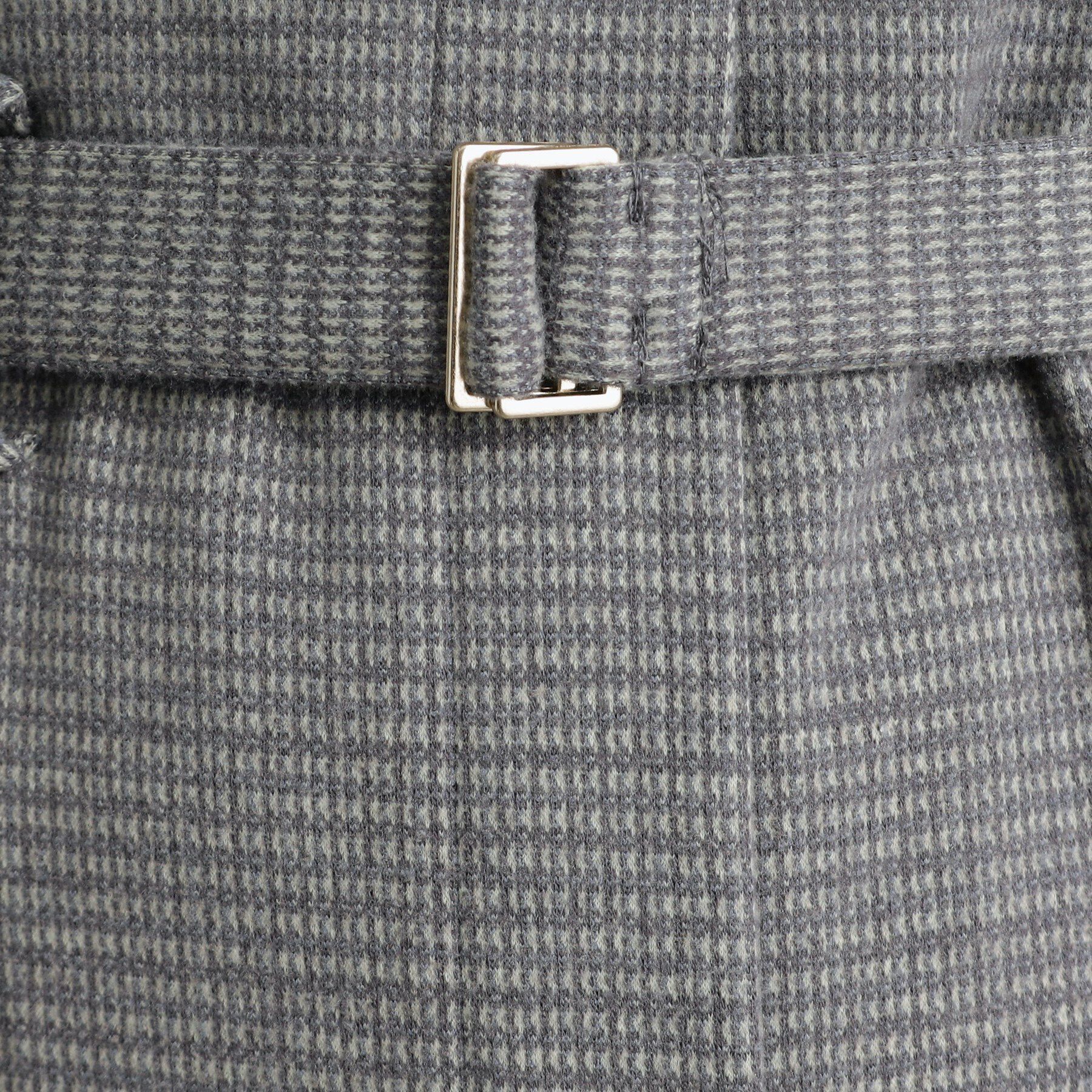 grove「起毛ジャージーナローストラップ付きスカート」|ジャンパースカート|