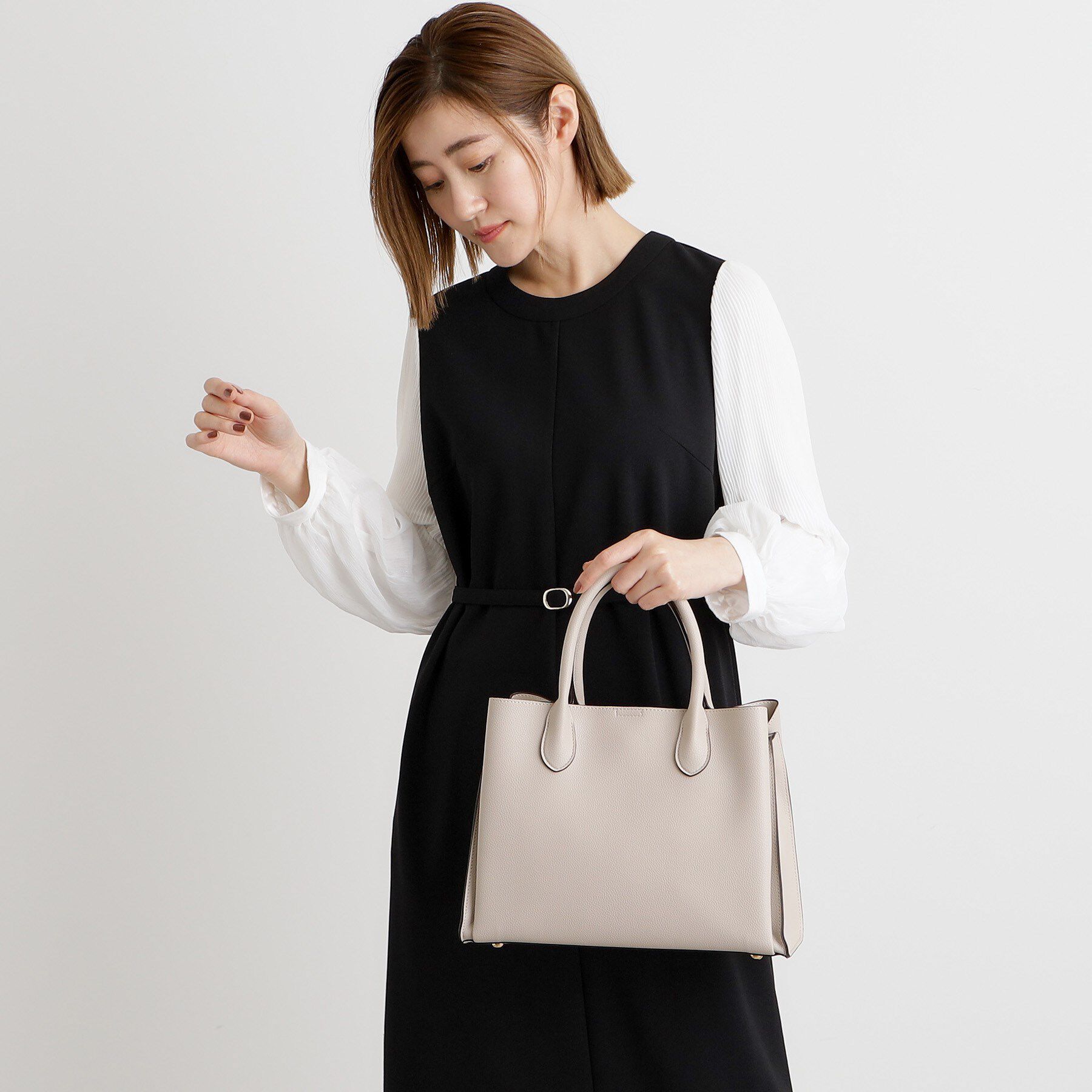 grove「【人間工学】中仕切り2WAYトート【入卒対応可】」|ショルダー・メッセンジャー|