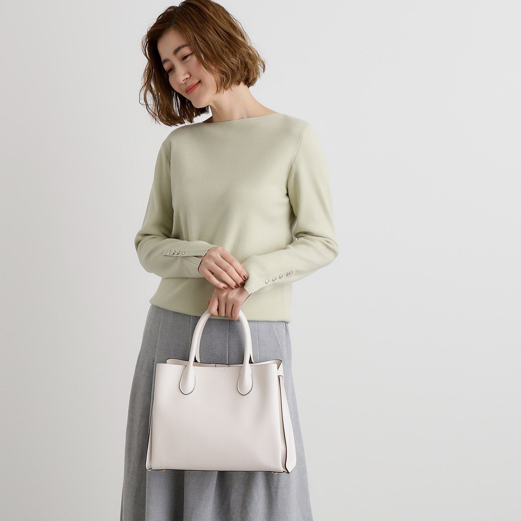 grove「【人間工学】中仕切り2WAYトート【入卒対応可】」|ショルダー・メッセンジャー|