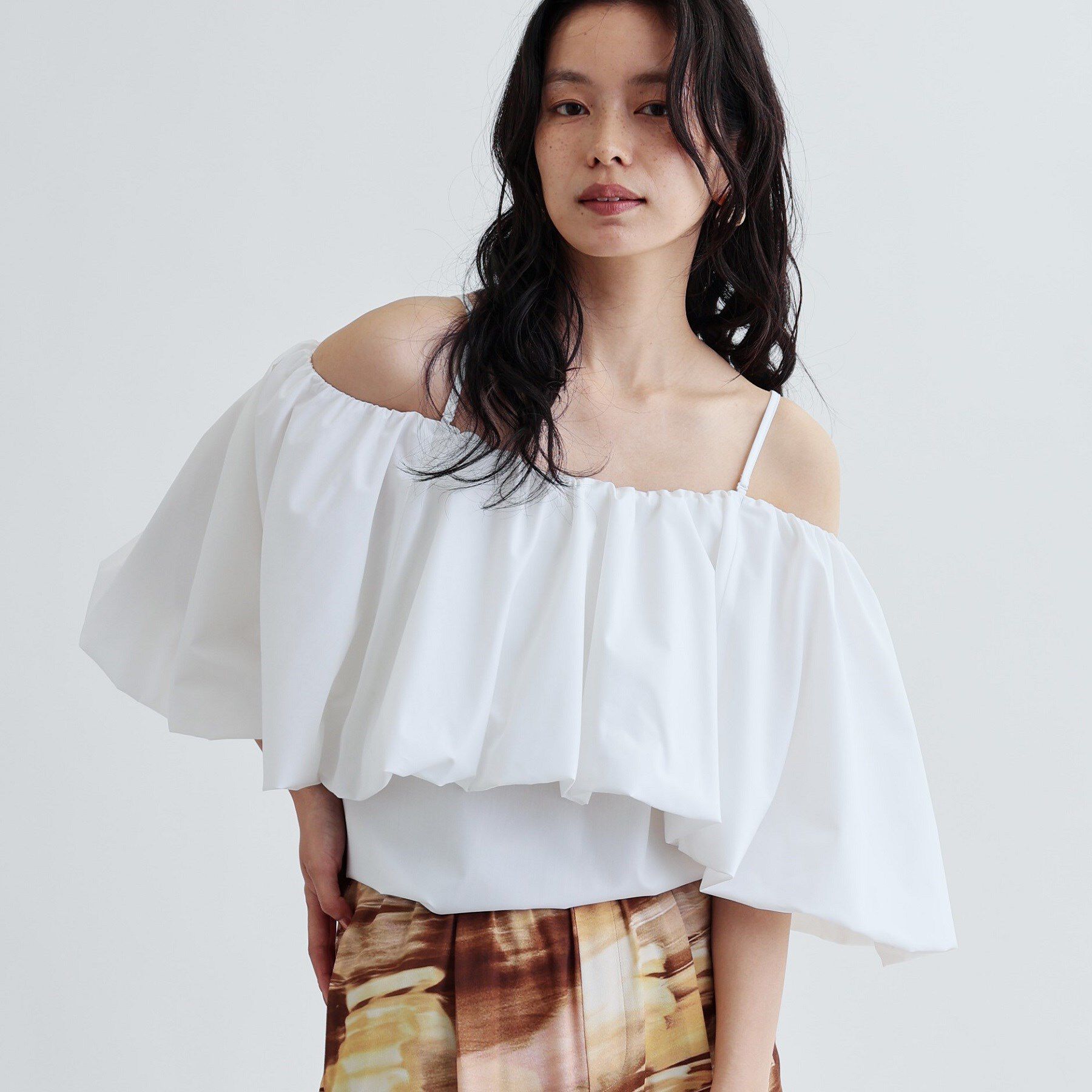 GALLEST「ボリュームオフショルブラウス」|シャツ・ブラウス|