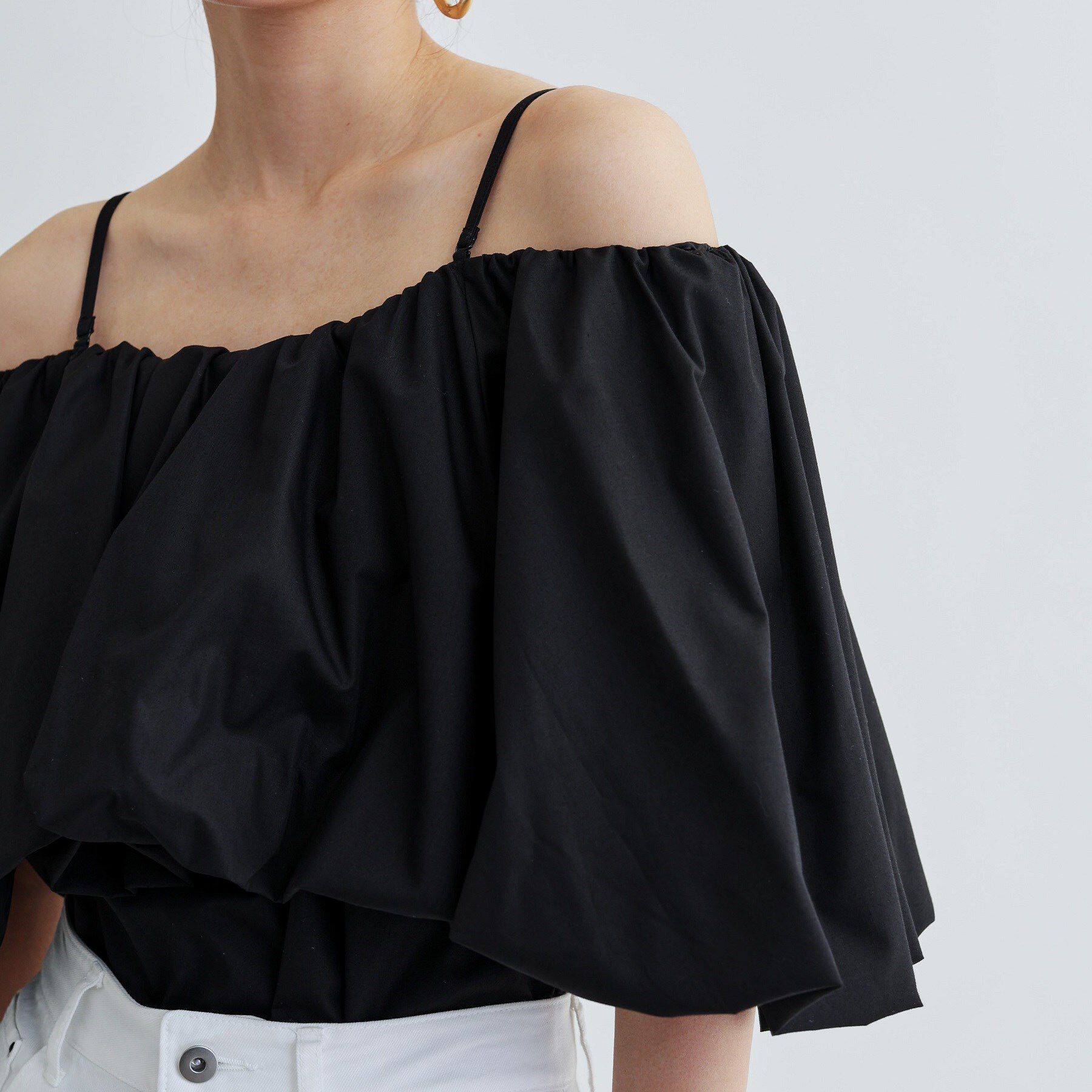 GALLEST「ボリュームオフショルブラウス」|シャツ・ブラウス|