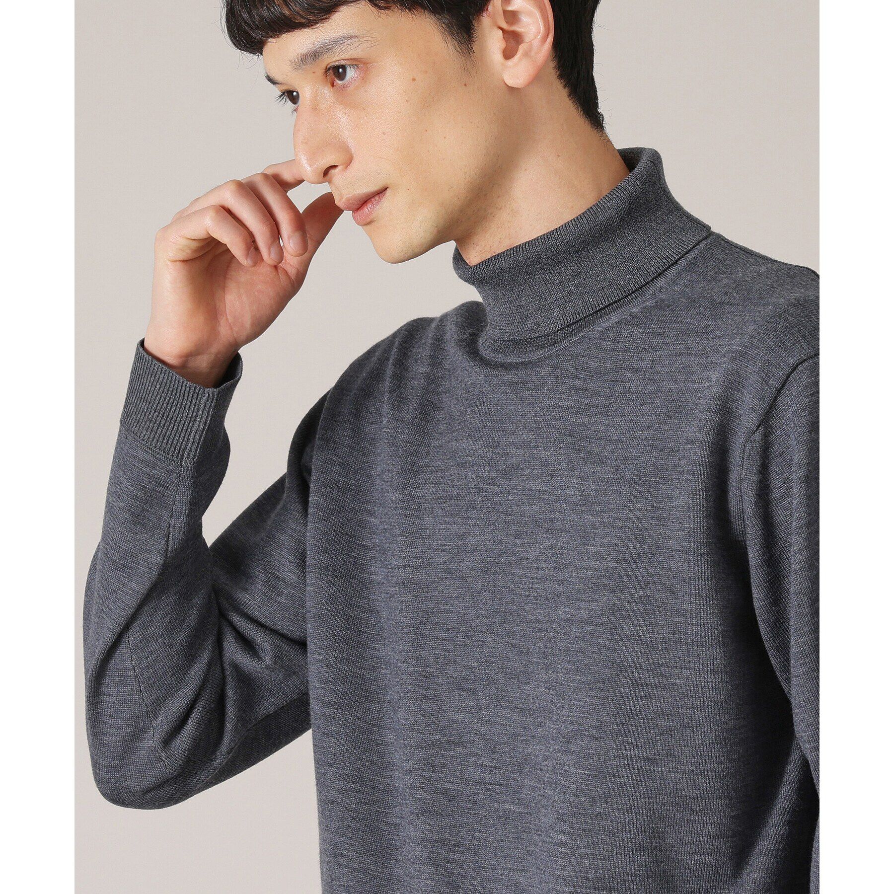 TAKEO KIKUCHI「【アンチピリング】タートルネック ニット」|ニット・セーター|