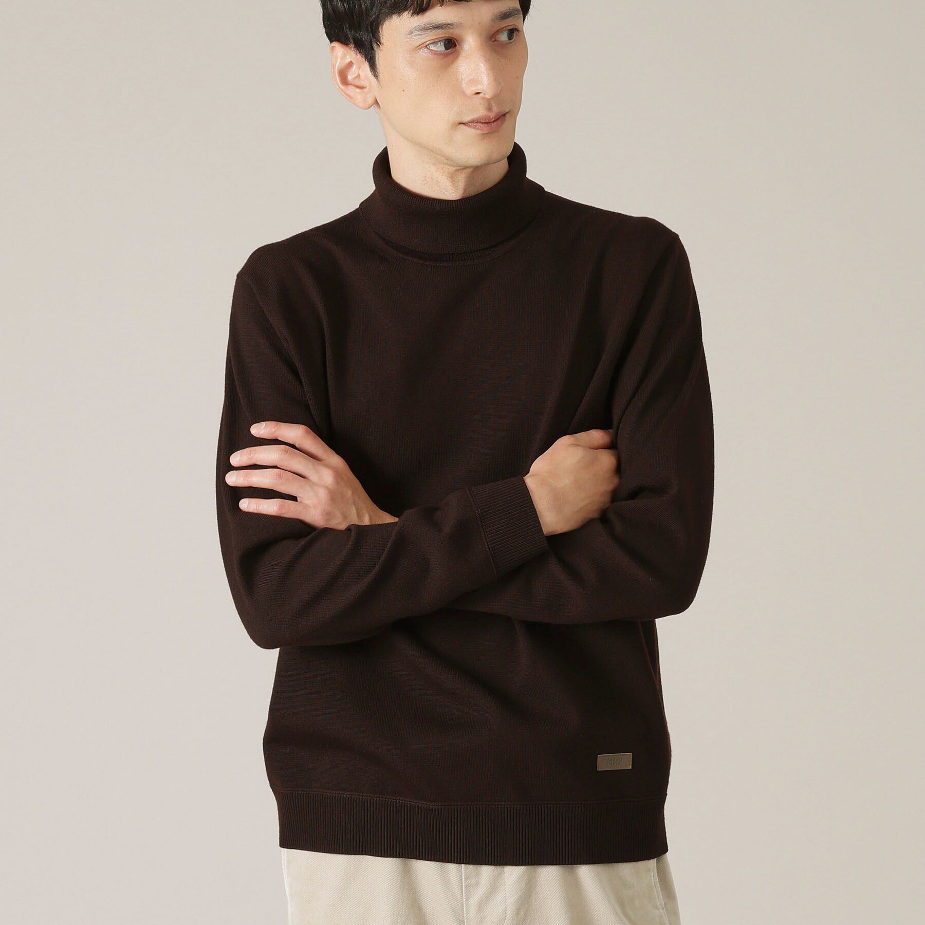 TAKEO KIKUCHI「【アンチピリング】タートルネック ニット」|ニット・セーター|