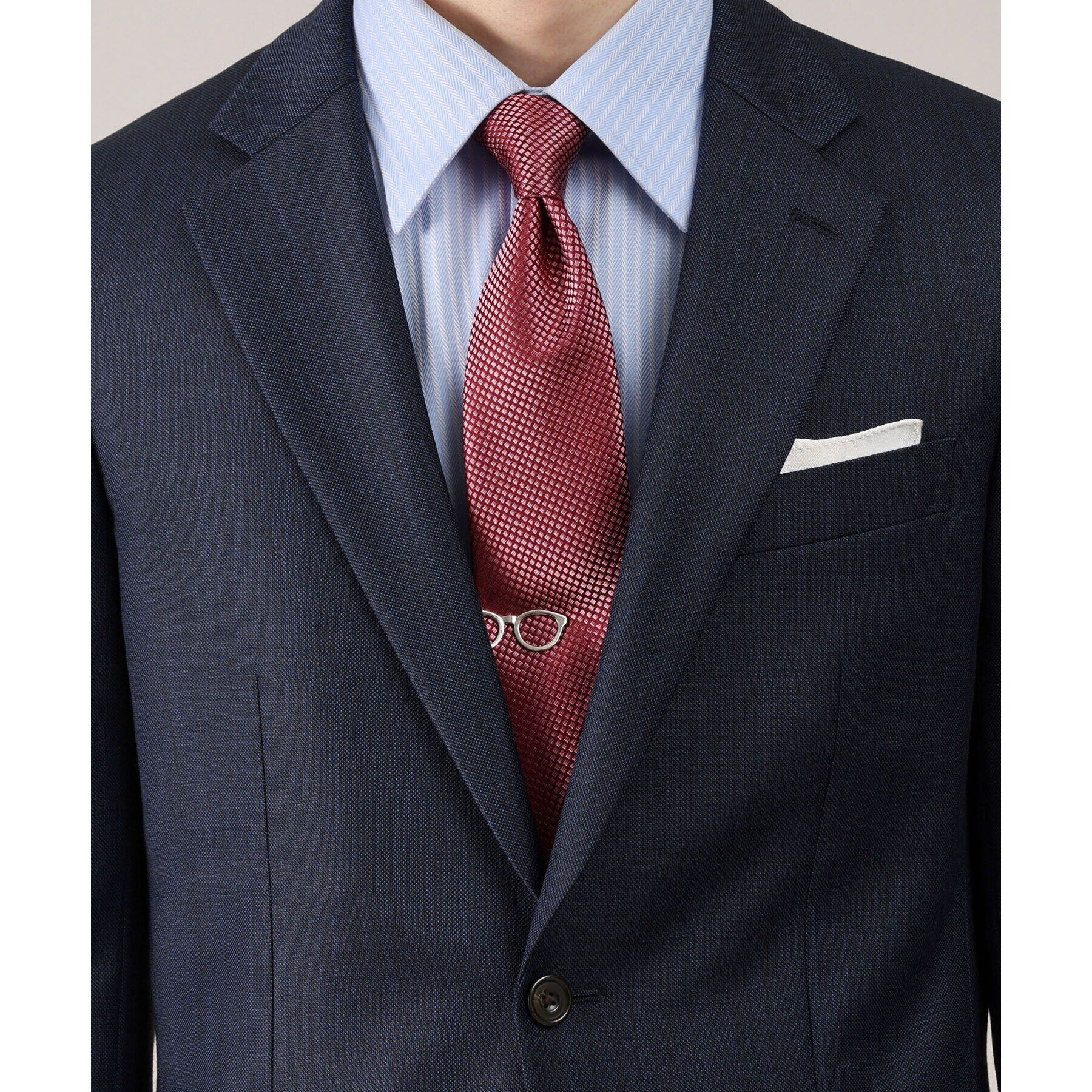 TAKEO KIKUCHI「【BOXセット】ベーシックネクタイ＆メガネ型タイバー セット」|ネクタイ・蝶ネクタイ|