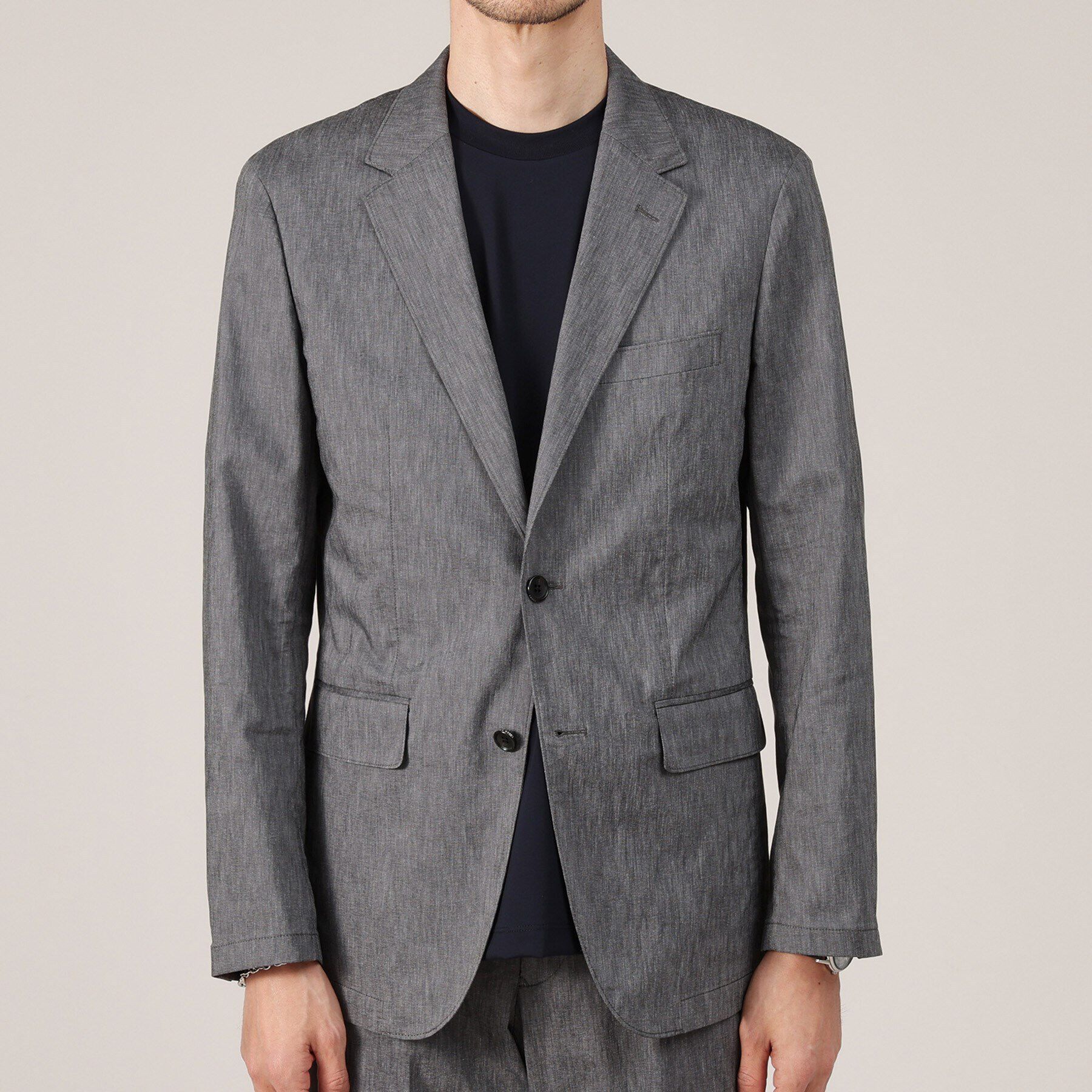 TAKEO KIKUCHI「【360&deg;ストレッチ／セットアップ対応】None Of Stress リネンジャケット」|テーラードジャケット|