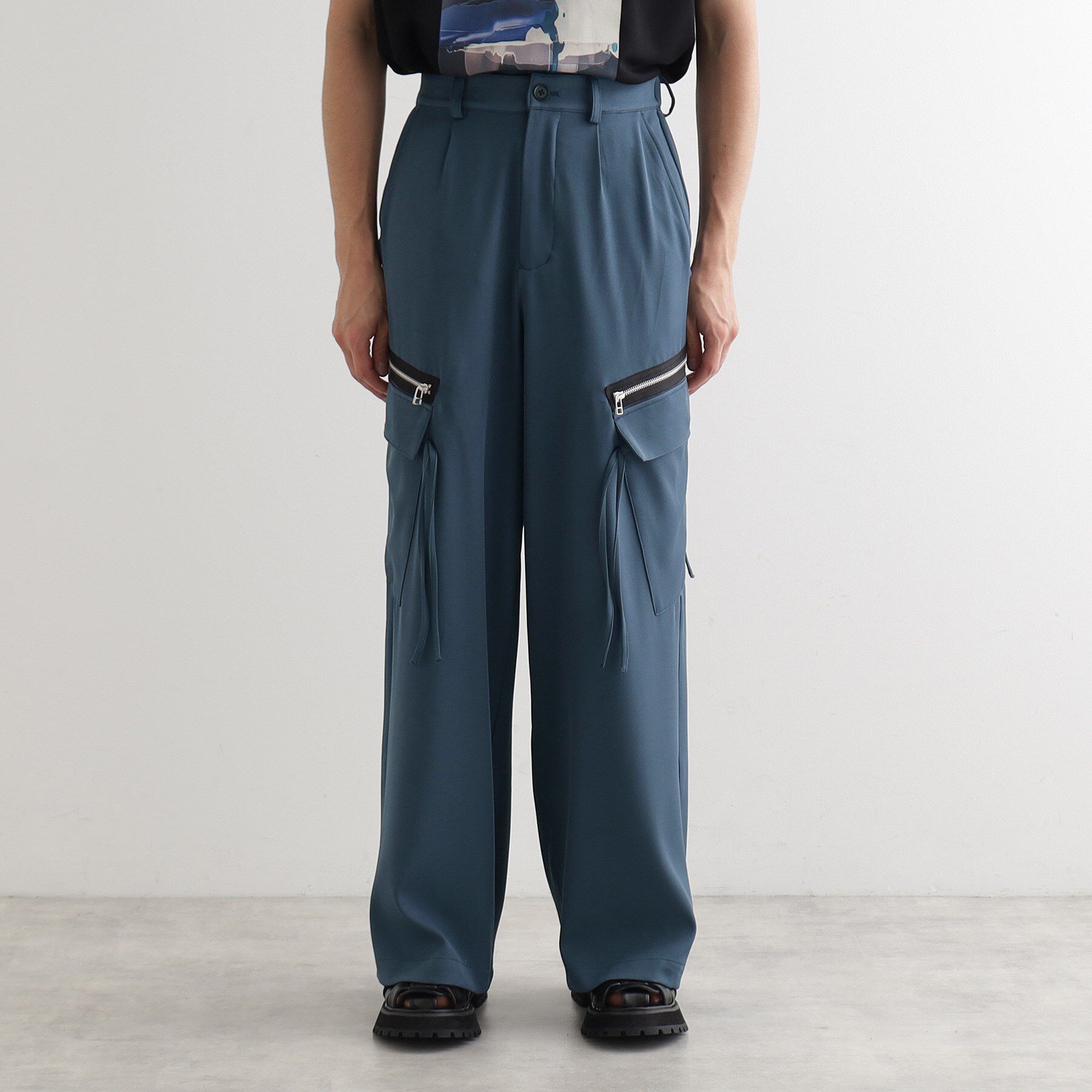 tk.TAKEO KIKUCHI「AラインサイドZIPカーゴパンツ」|その他|