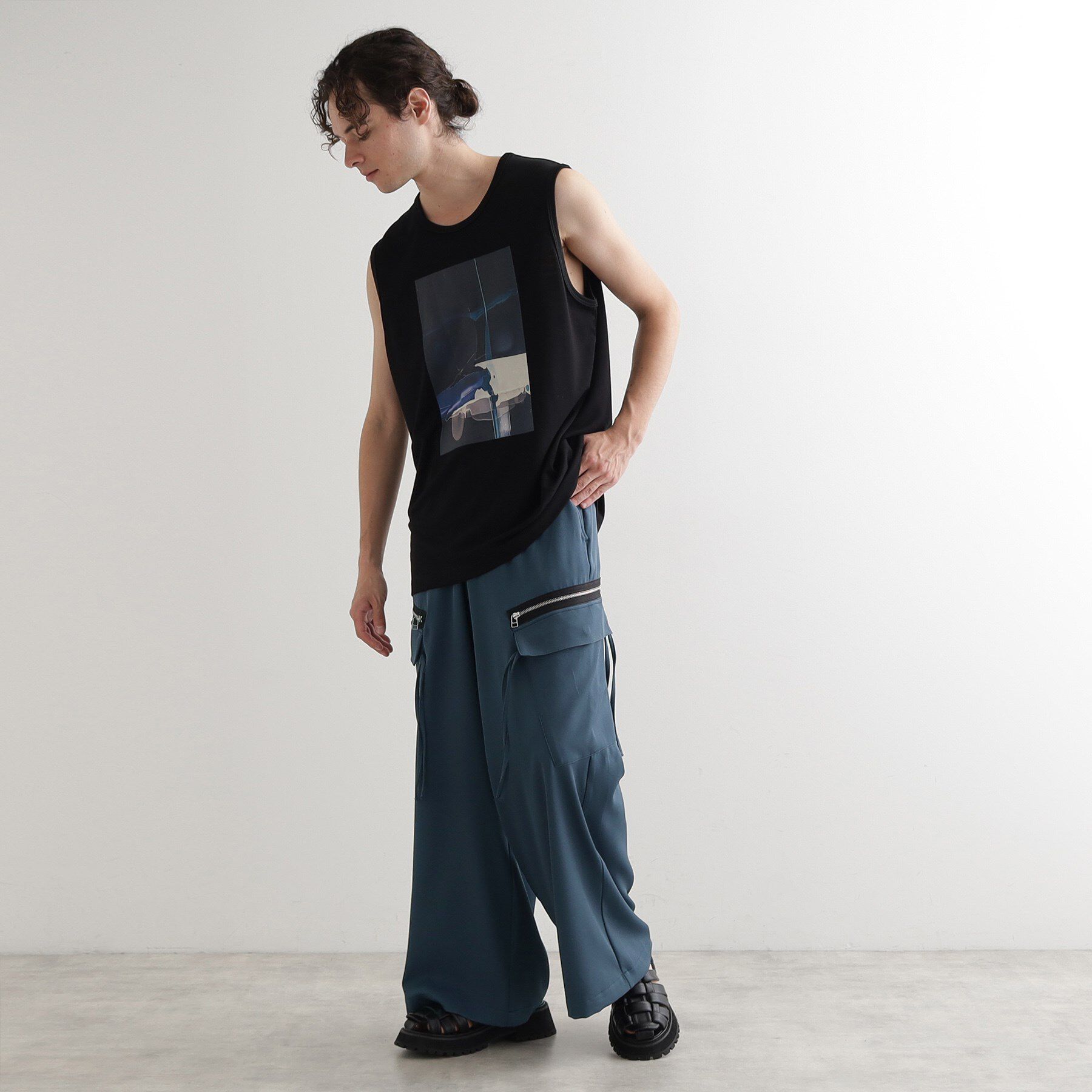 tk.TAKEO KIKUCHI「AラインサイドZIPカーゴパンツ」|その他|