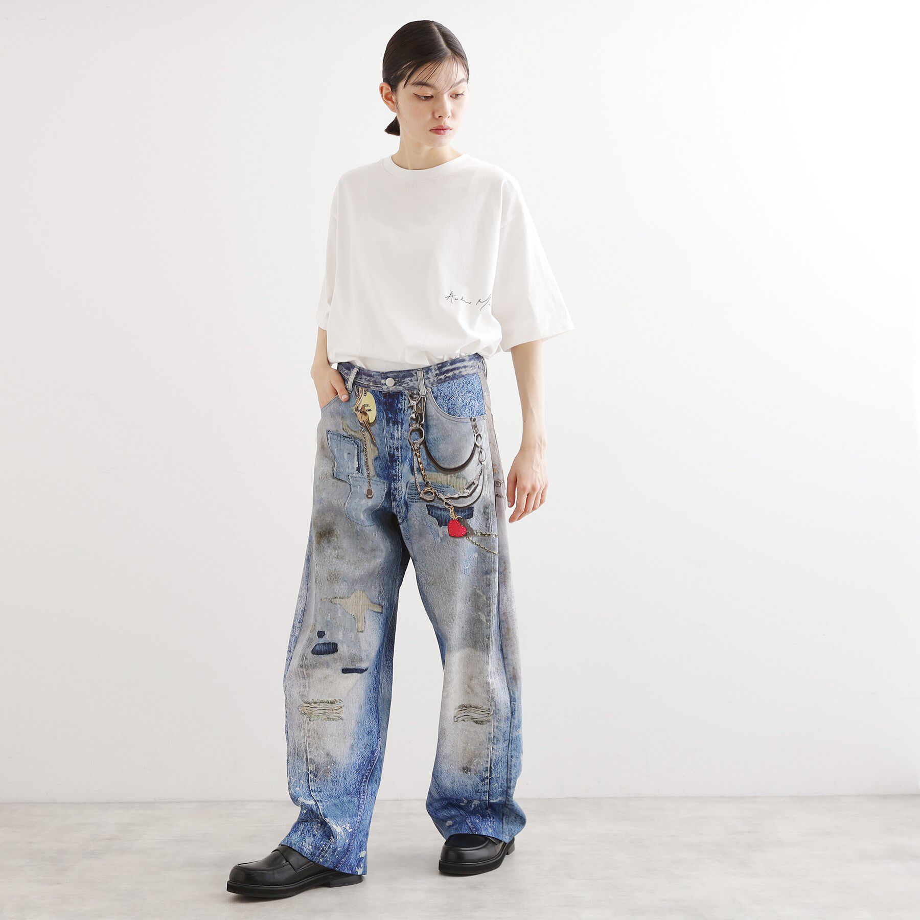 tk.TAKEO KIKUCHI「グラフィティデニム」|デニム|
