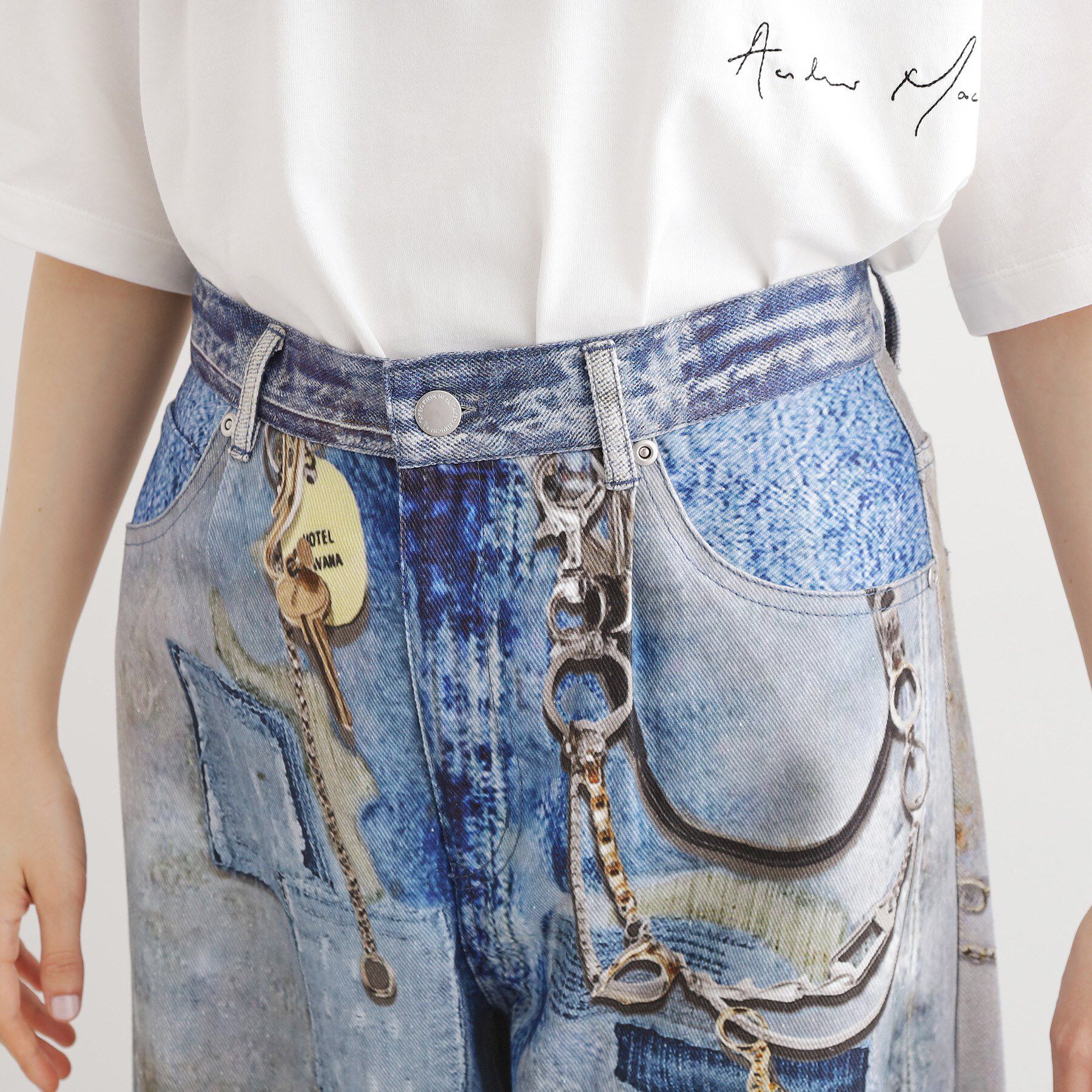 tk.TAKEO KIKUCHI「グラフィティデニム」|デニム|