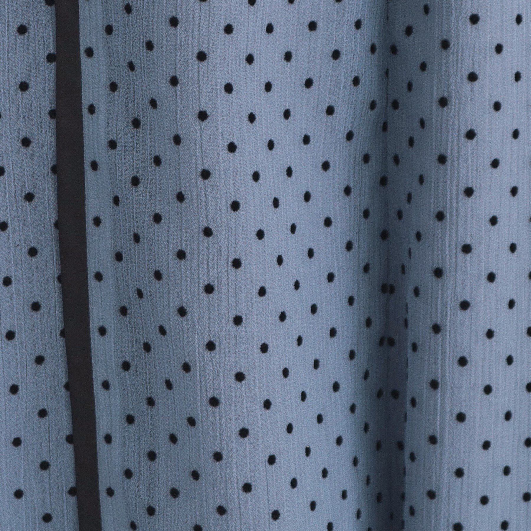 index「フロッキードットバイカラーフレアワンピース【洗濯機洗い可/防シワ】」|ワンピース|