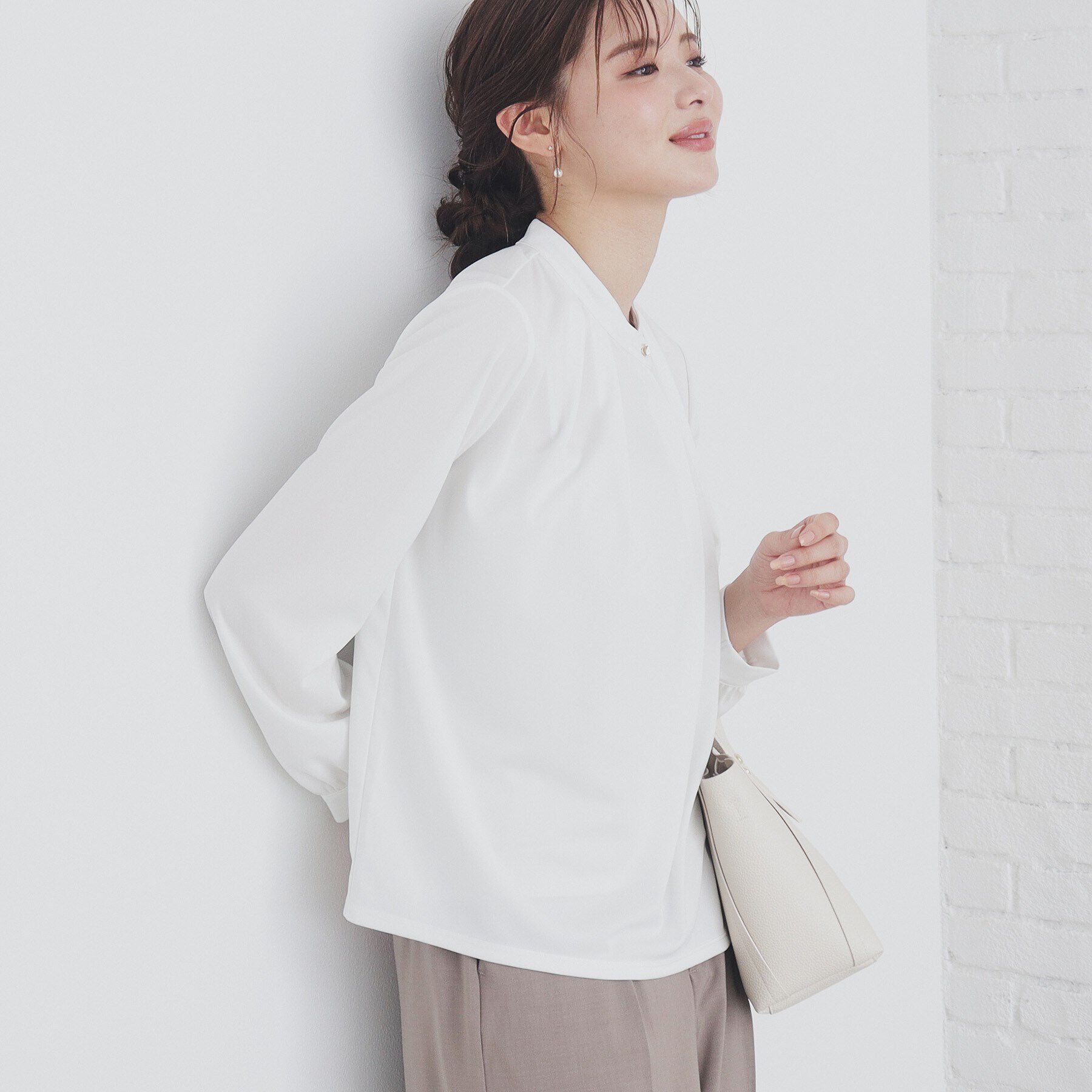 index「UV アシメタックデザイントップス【洗濯機洗い可/接触冷感】」|シャツ・ブラウス|