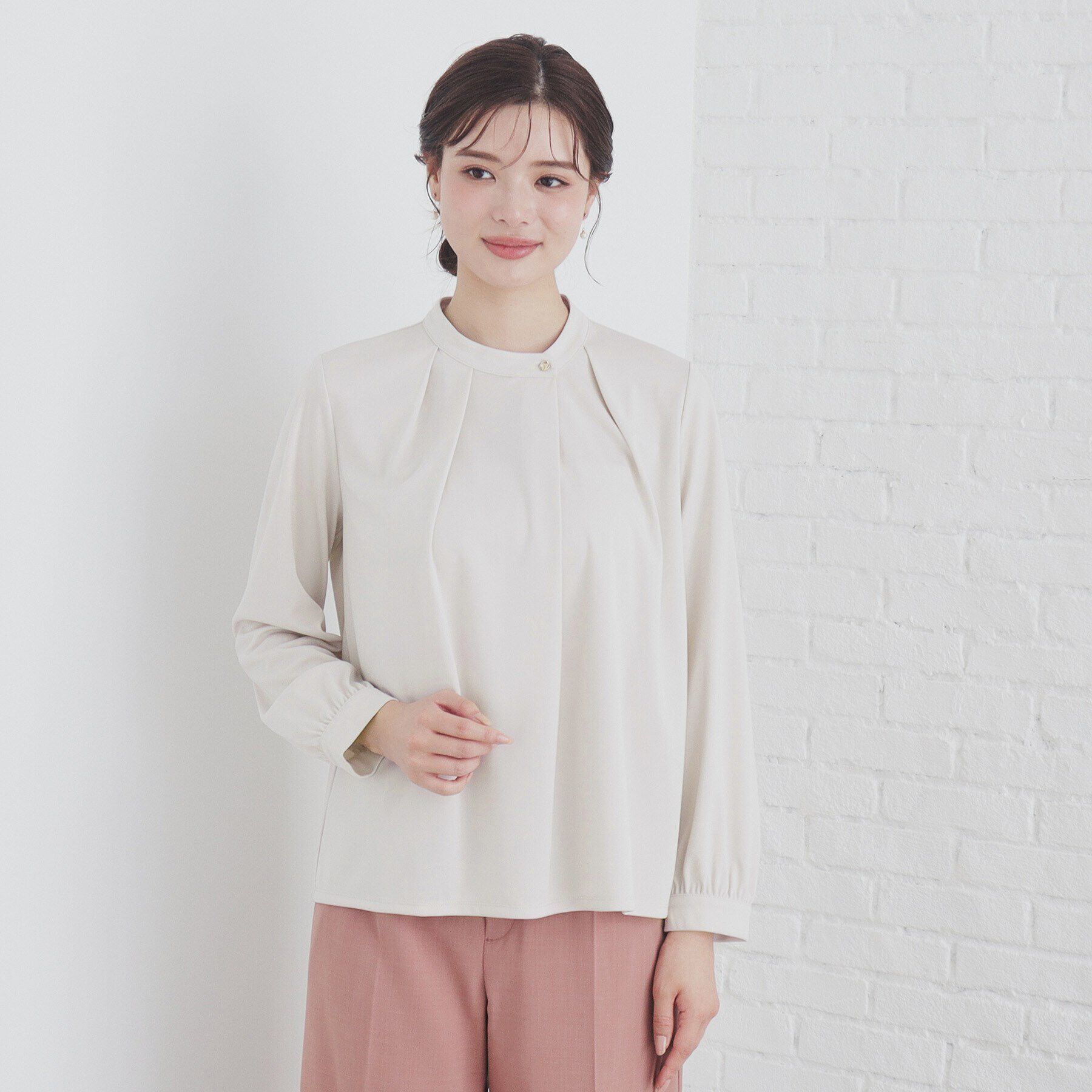 index「UV アシメタックデザイントップス【洗濯機洗い可/接触冷感】」|シャツ・ブラウス|