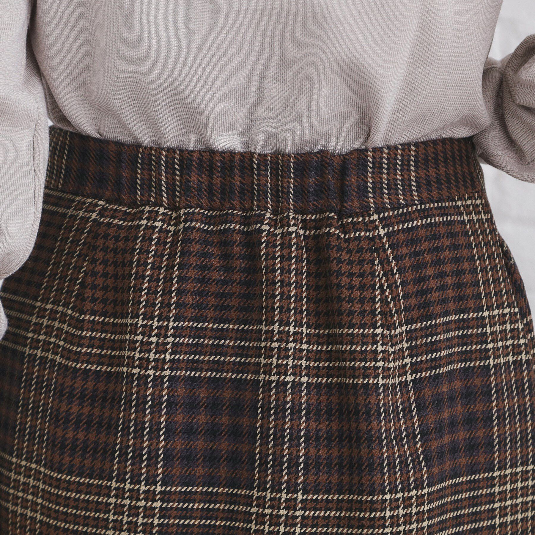 index「チェックAラインスカート【洗濯機洗い可/イージーアイロン】」|スカート|