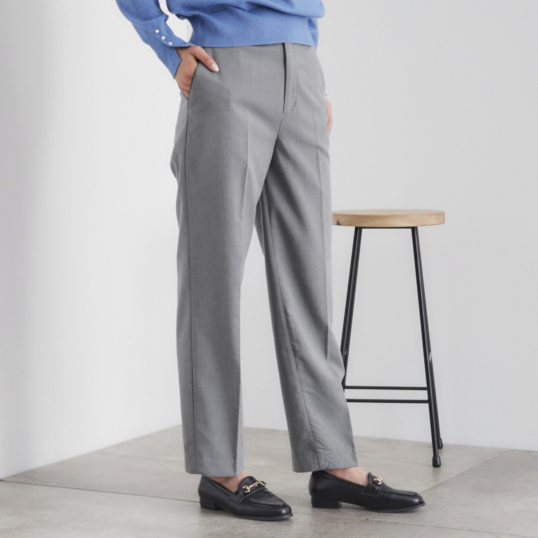 index「裏起毛ストレッチテーパードパンツ【洗濯機洗い可/吸湿発熱/イージーアイロン】」|その他|