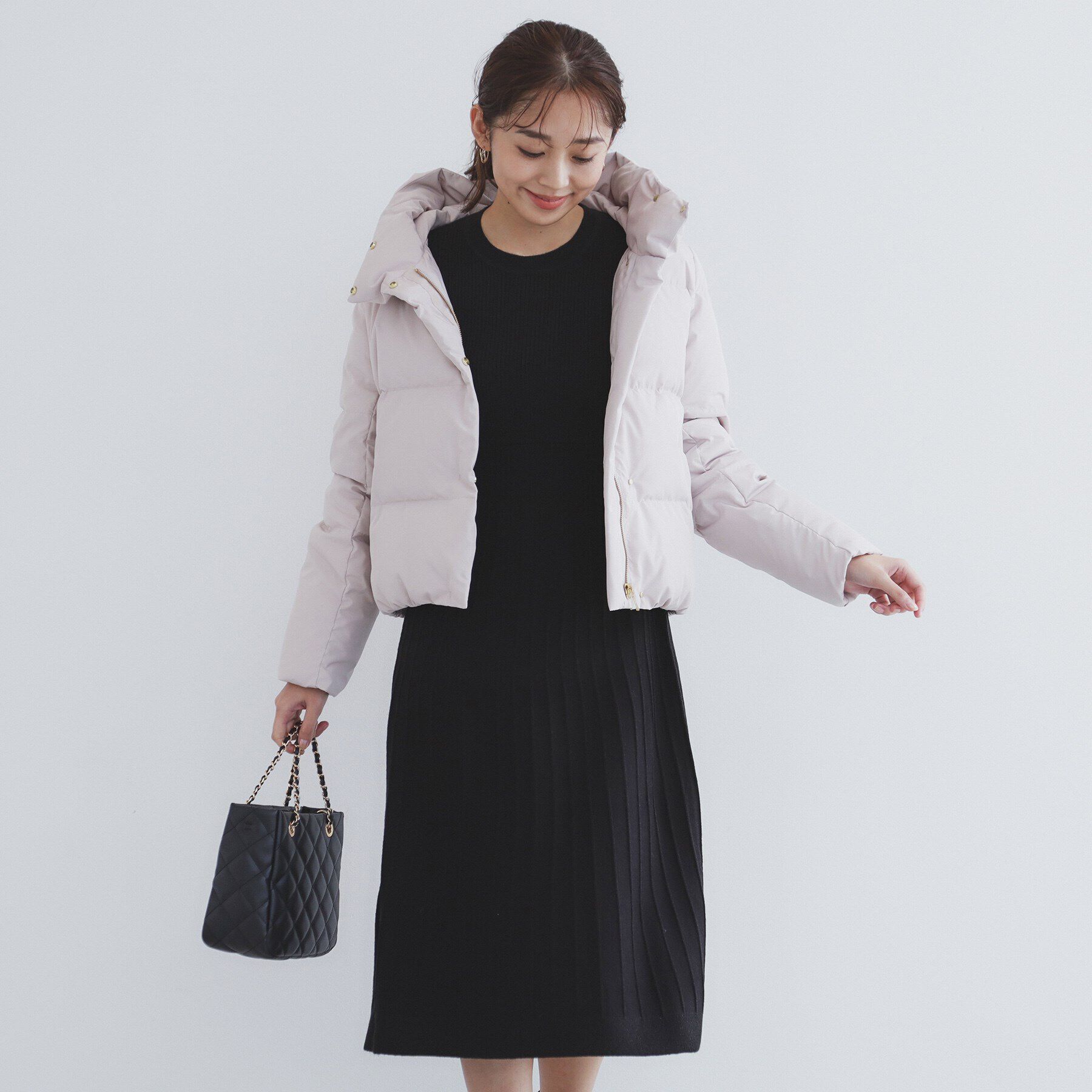 index「《XS-LLsize》マルチウェイニットワンピース【洗濯機洗い可】」|ワンピース|