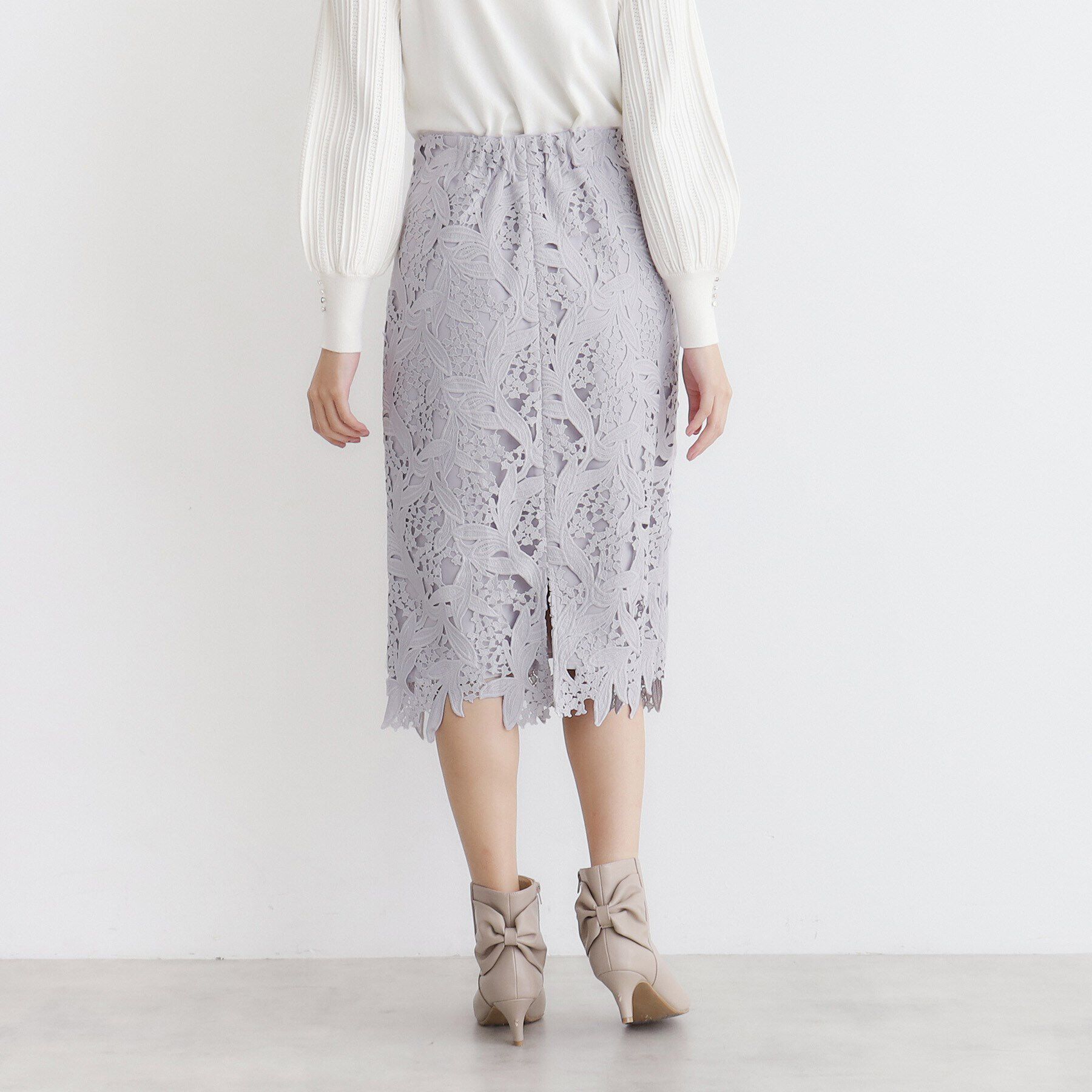 index「スズランレースタイトスカート【洗濯機洗い可】」|スカート|