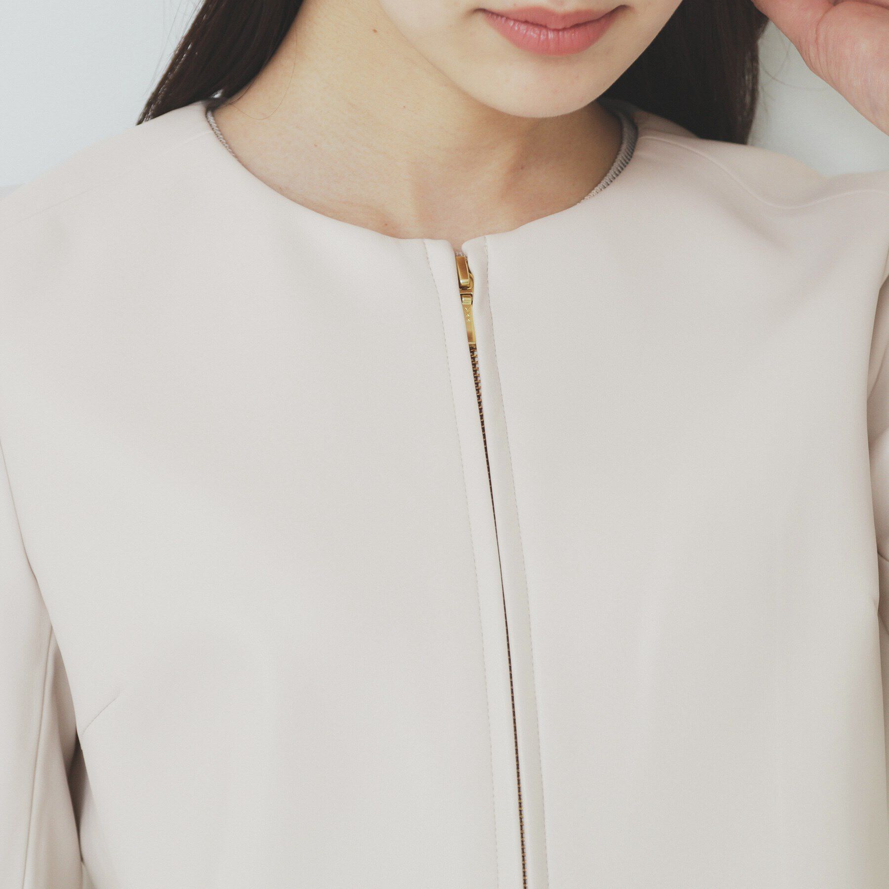 index「シンセティックレザーブルゾン【洗える/ストレッチ】」|ブルゾン・スタジャン|