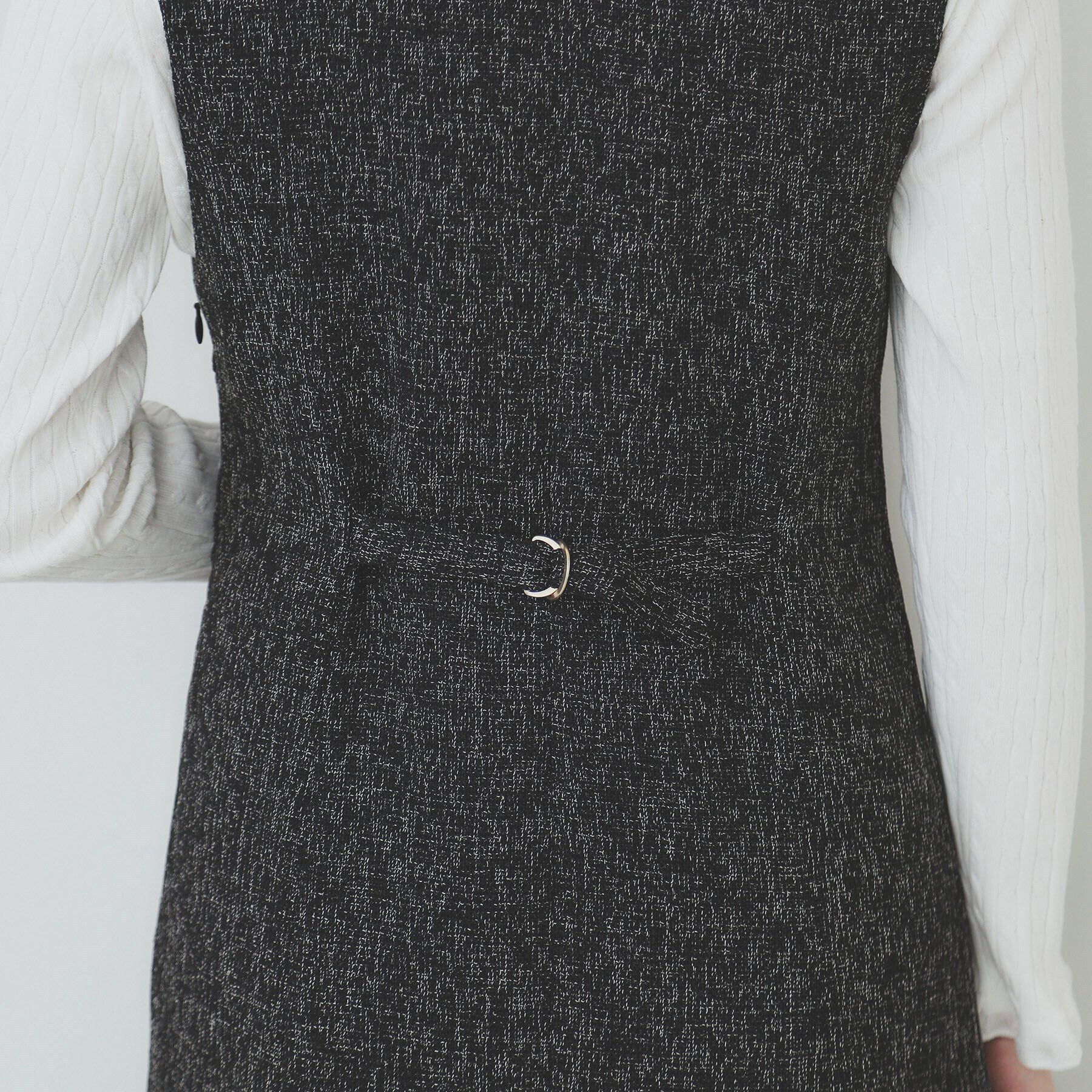 index「サマーツイードジャンパースカート【洗濯機洗い可/イージーアイロン】」|ワンピース|