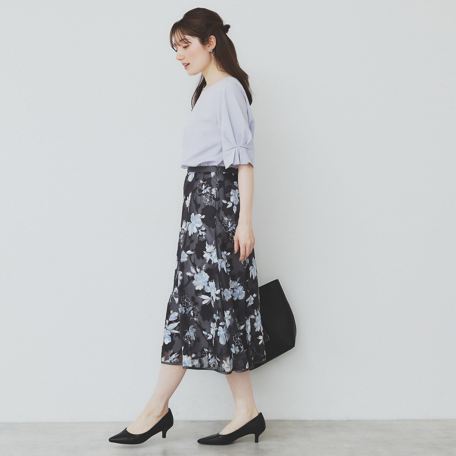 index「《8色展開/XS-LLサイズ》タックパフスリーブブラウス【洗濯機洗い可/吸水速乾/防シワ/抗ピル】」|シャツ・ブラウス|