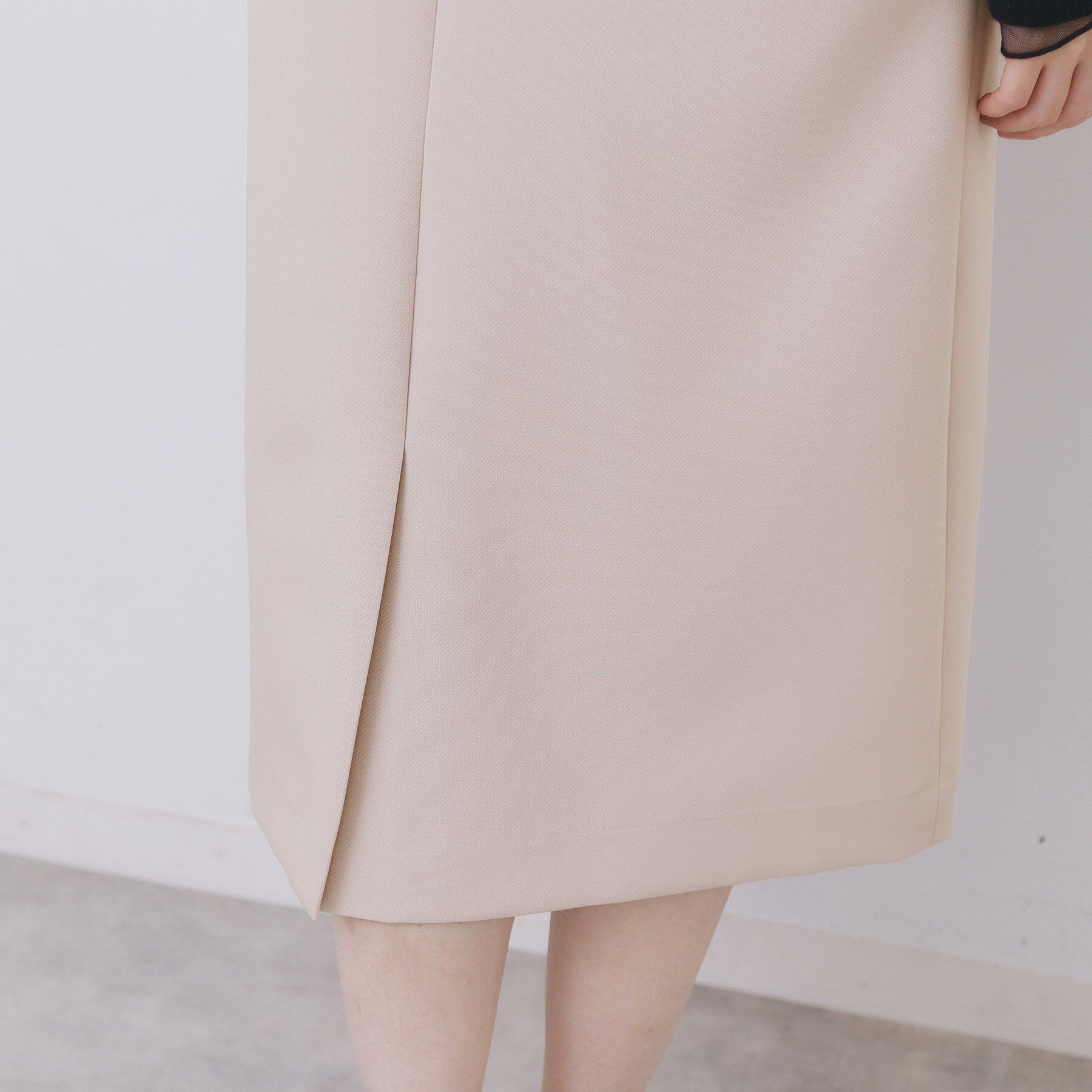 index「キーネックジャンスカ【洗濯機OK/防シワ/イージーアイロン】」|ワンピース|