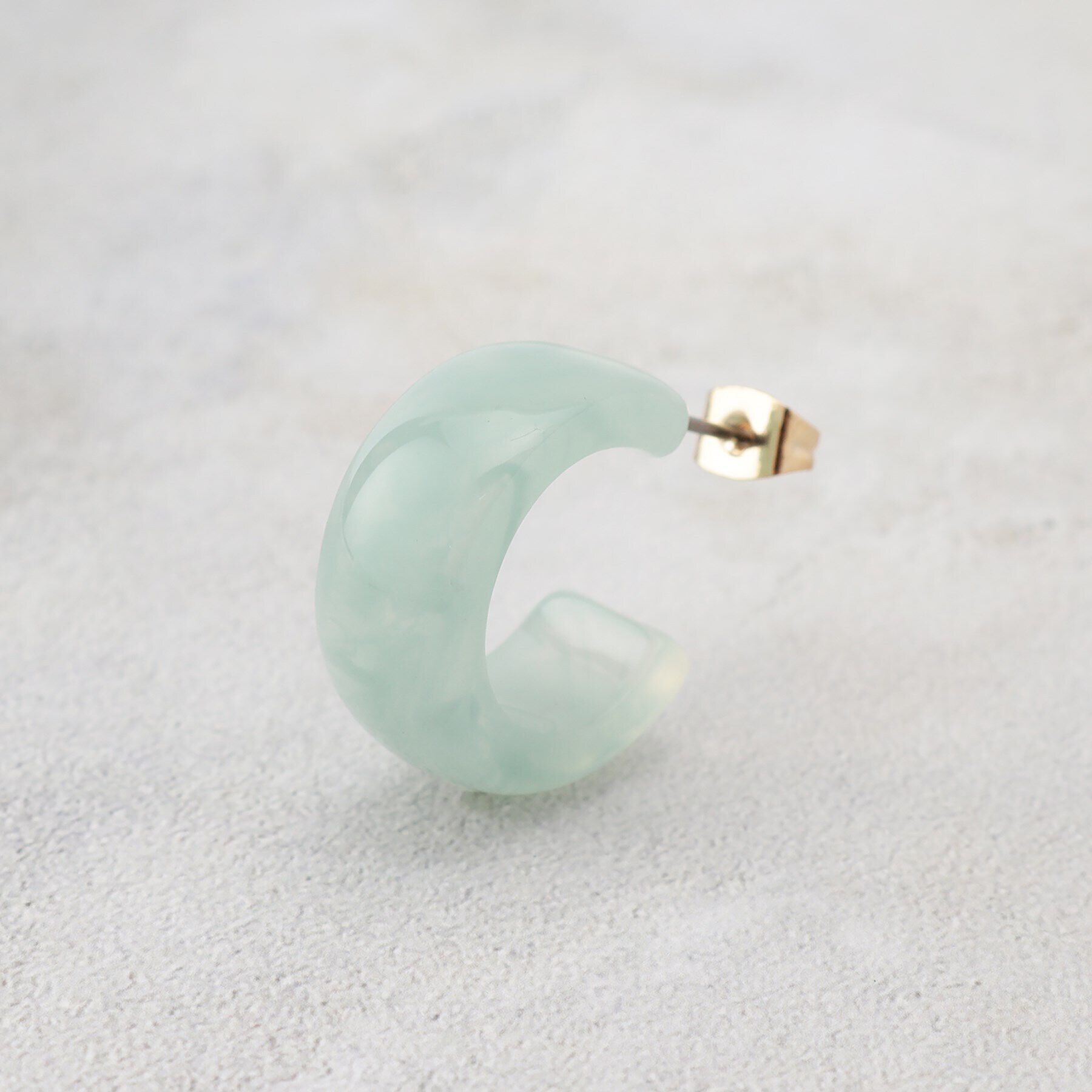 OPAQUE.CLIP「クリアマーブルピアス」|ピアス|