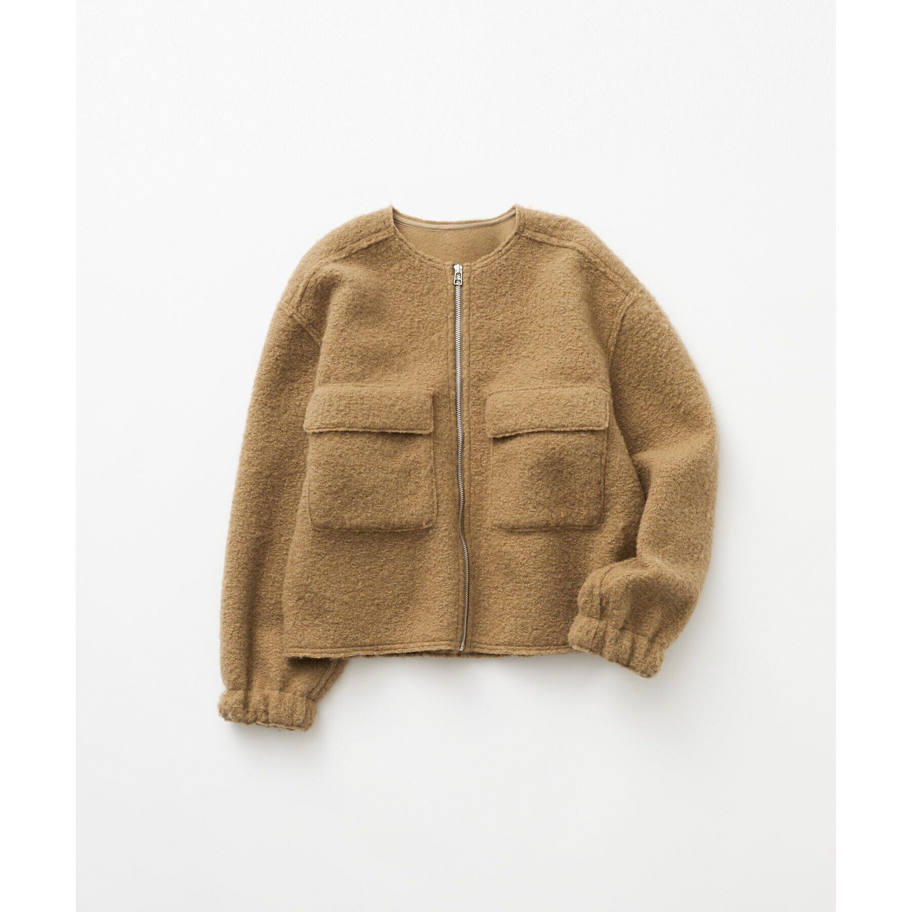 OPAQUE.CLIP「ダブルポケットボアブルゾン【洗濯機洗い可】」|ブルゾン・スタジャン|