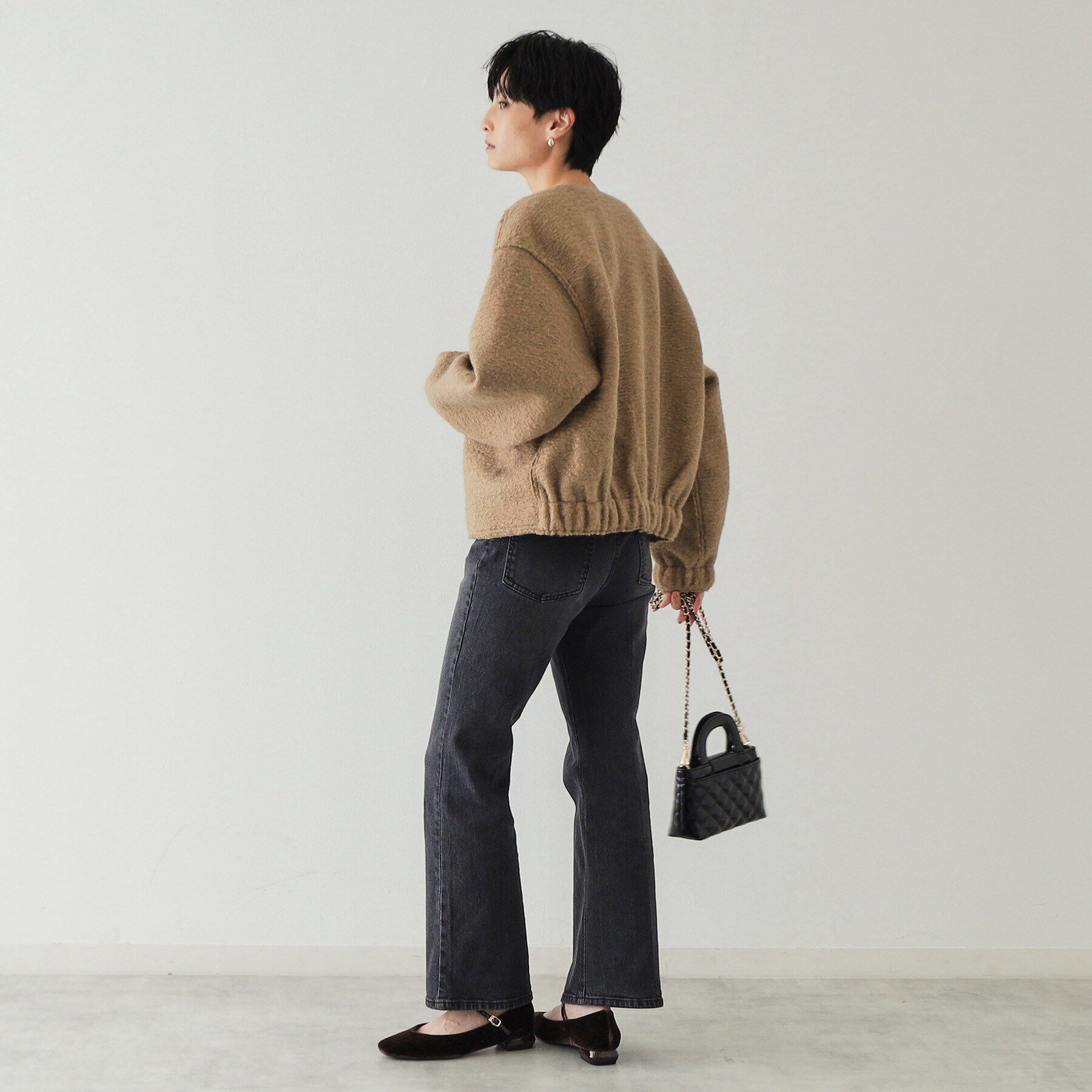 OPAQUE.CLIP「ダブルポケットボアブルゾン【洗濯機洗い可】」|ブルゾン・スタジャン|