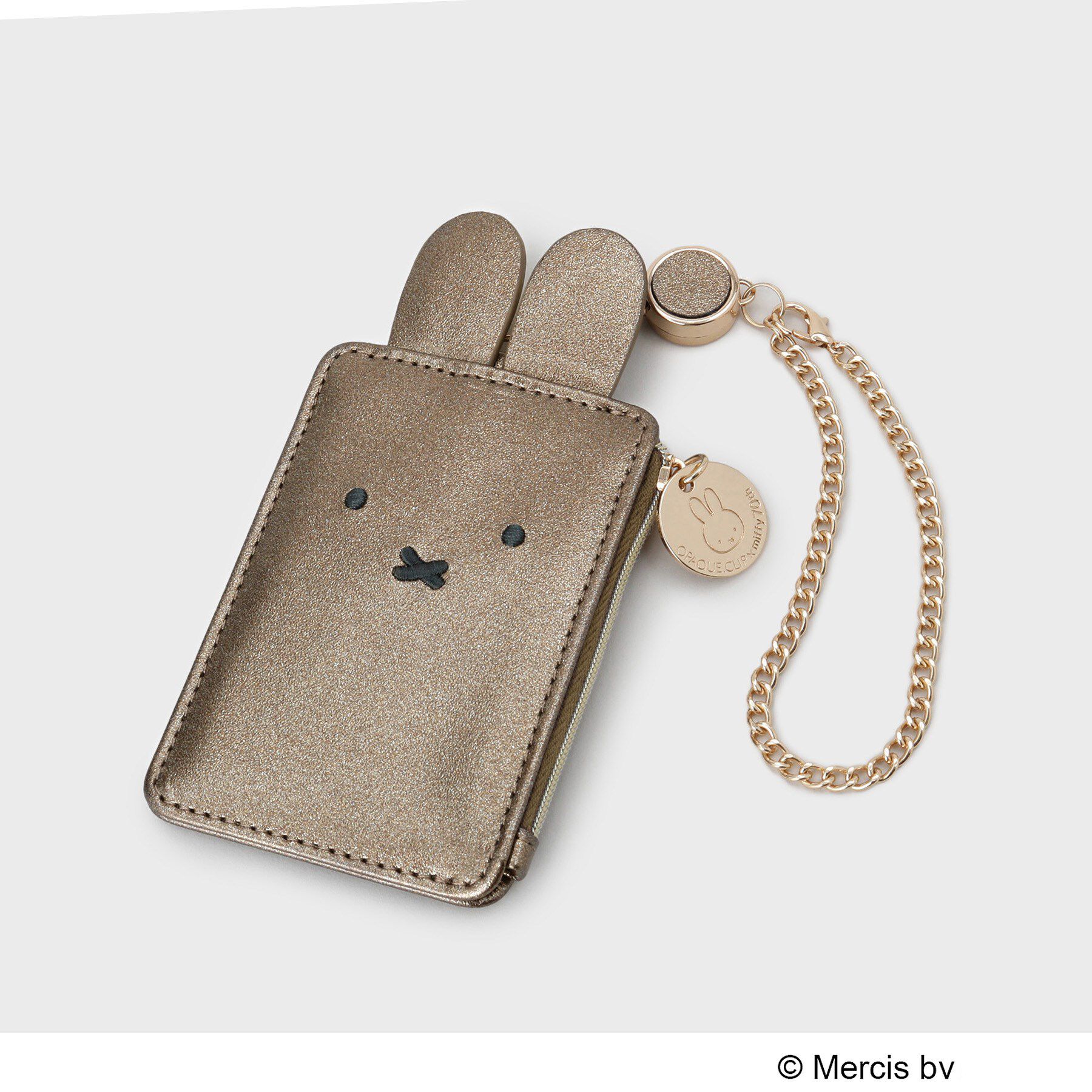 OPAQUE.CLIP「【新色追加！】miffy ｘ OPAQUE.CLIP リールパスケース」|その他|ブロンズ(108)