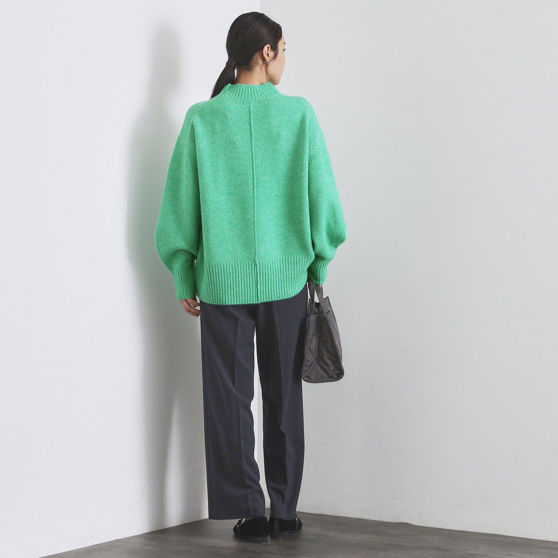 OPAQUE.CLIP「ふわふわハイネックニット【洗濯機OK】」|ニット・セーター|