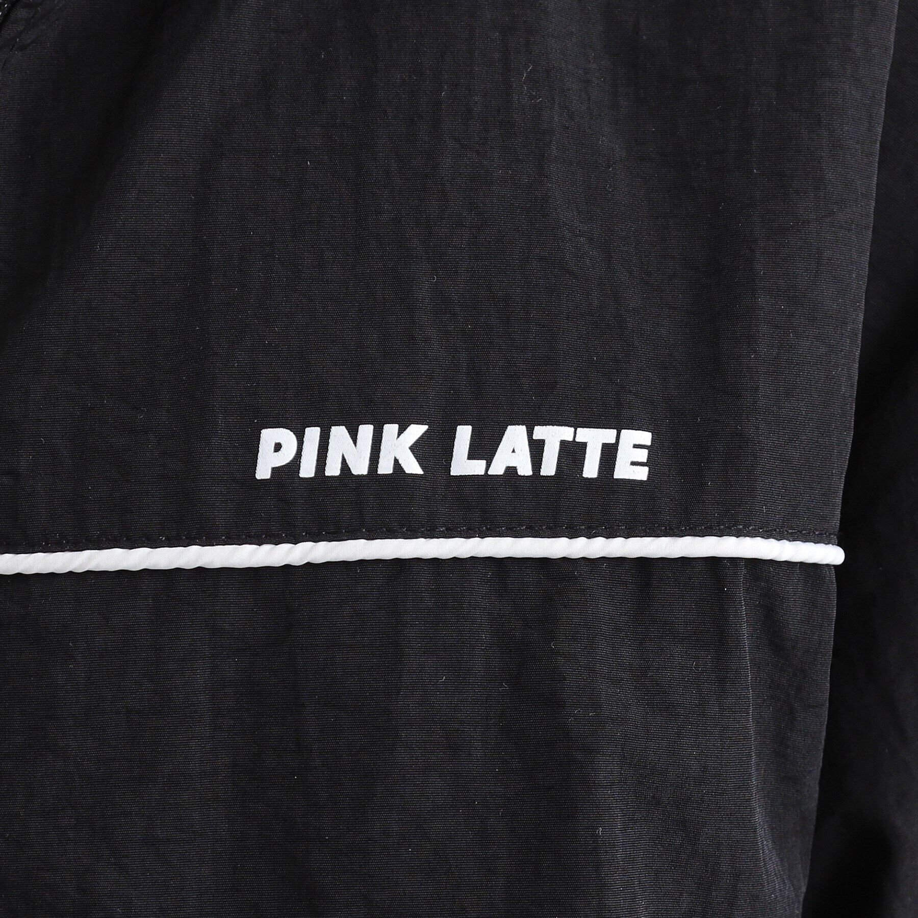 PINK-latte「ロゴラインブルゾン」|ブルゾン・スタジャン|