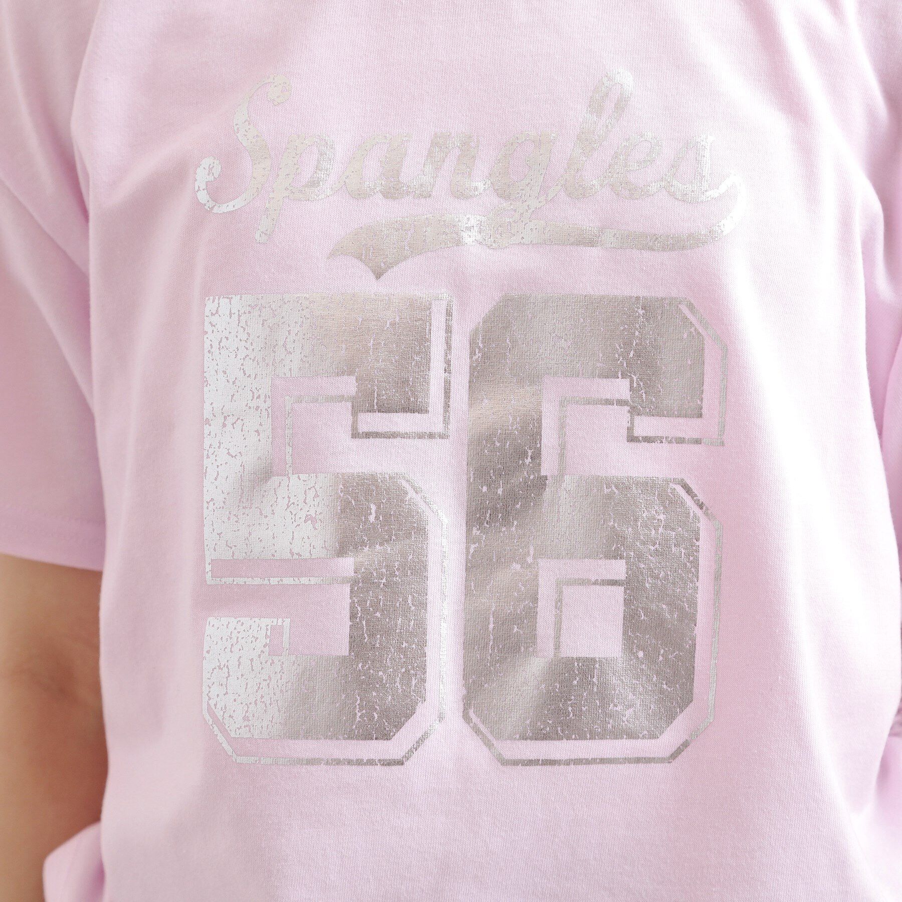 PINK-latte「サイドアジャスターナンバリングTシャツ」|Tシャツ・カットソー|