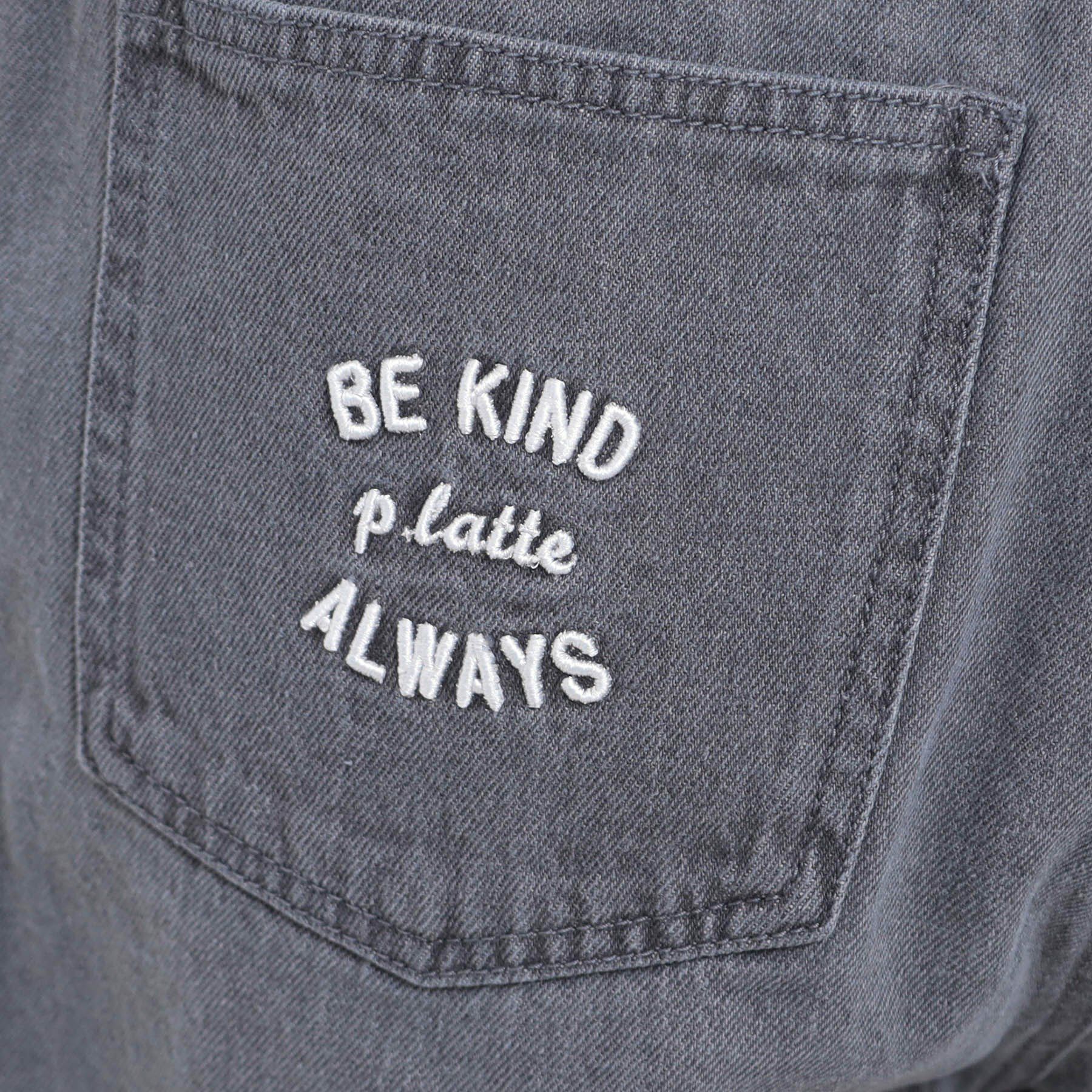 PINK-latte「ベルト付きデニムショートパンツ」|キュロット|