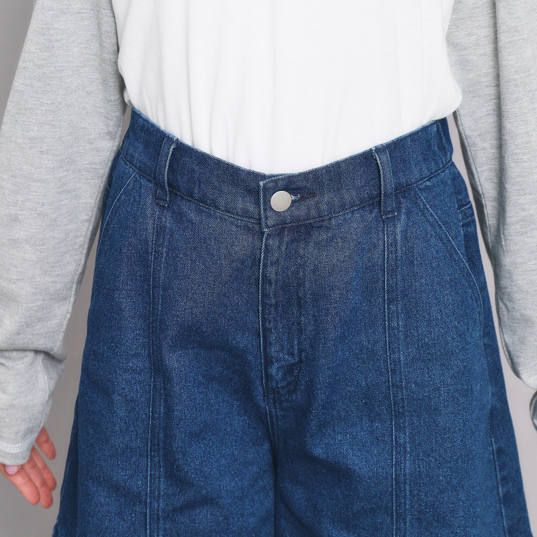 PINK-latte「ハイウエストショートパンツ」|キュロット|