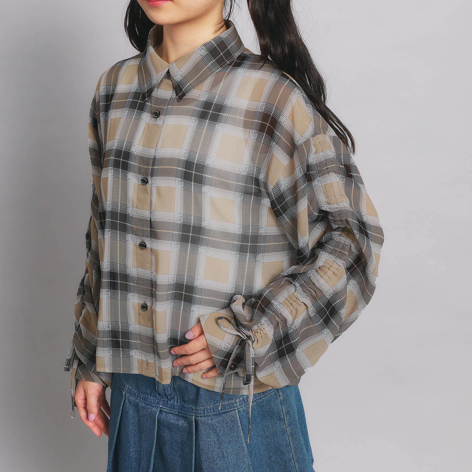 PINK-latte「【セットアイテム】ドロストチェック＋タンクセット」|その他|