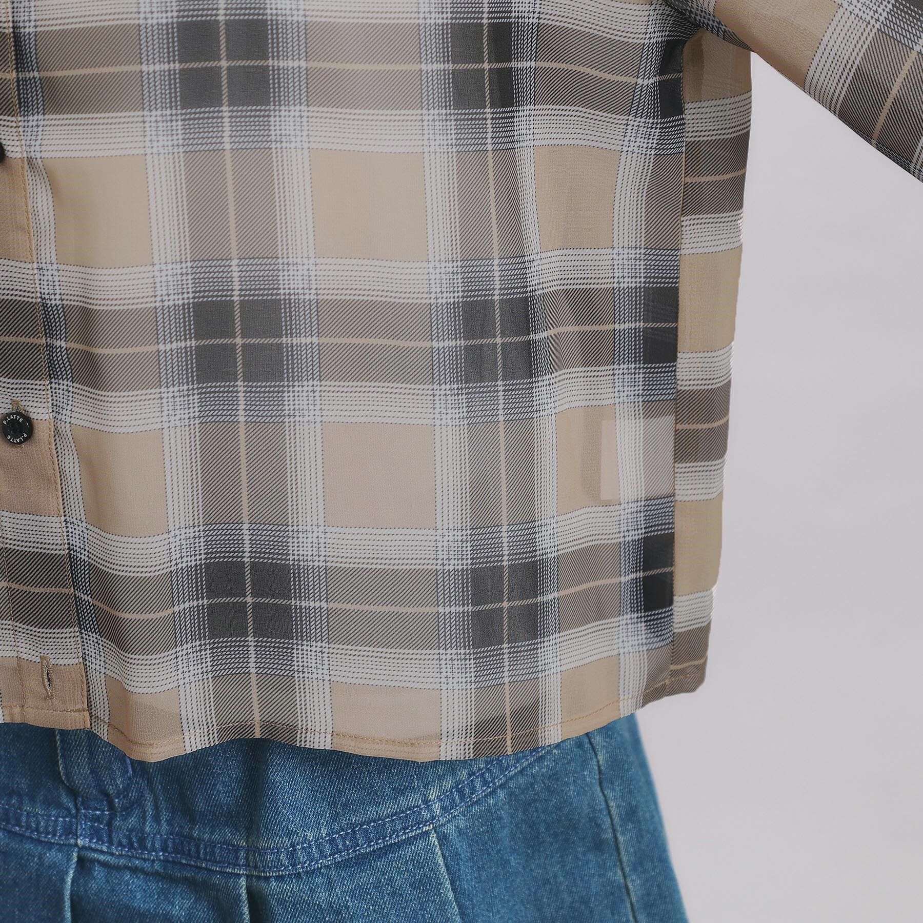 PINK-latte「【セットアイテム】ドロストチェック＋タンクセット」|その他|