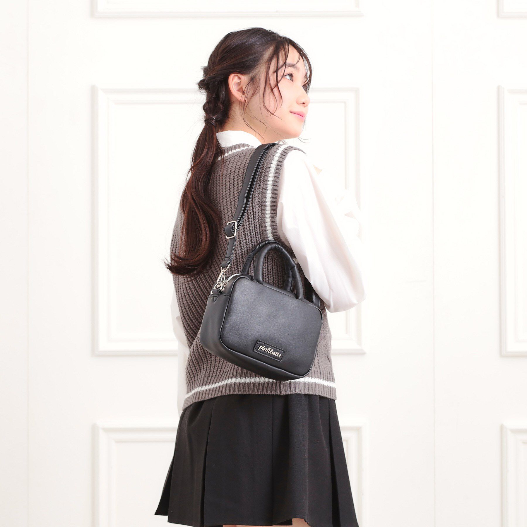 PINK-latte「ハンドルショルダー」|ショルダー・メッセンジャー|