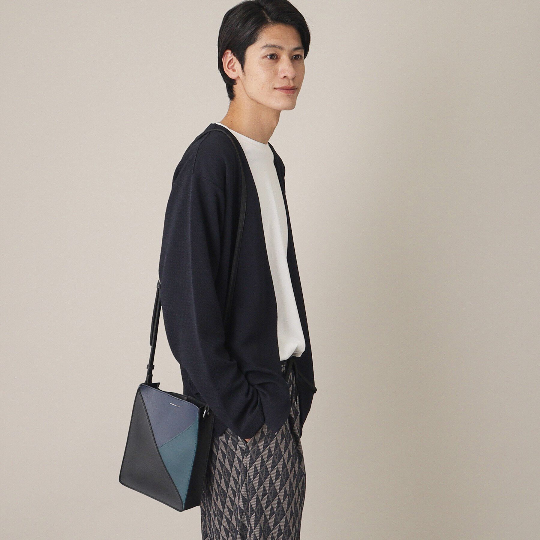 THE SHOP TK「パネルラインBOXショルダーバッグ」|ショルダー・メッセンジャー|